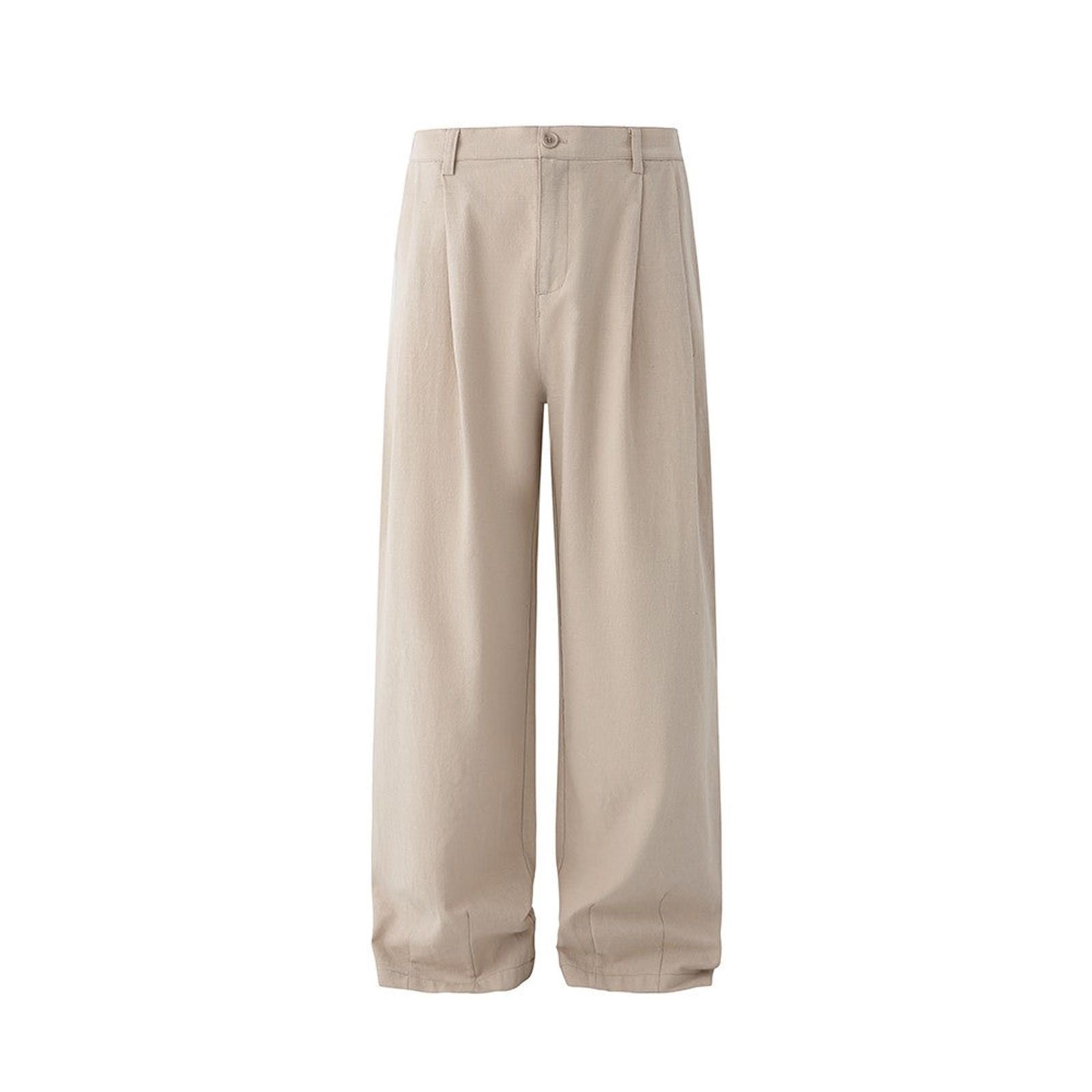 Vintage Beige Loose Wide Leg Pants / Trousers Size US 32 / EU 48 - 3 Thumbnail