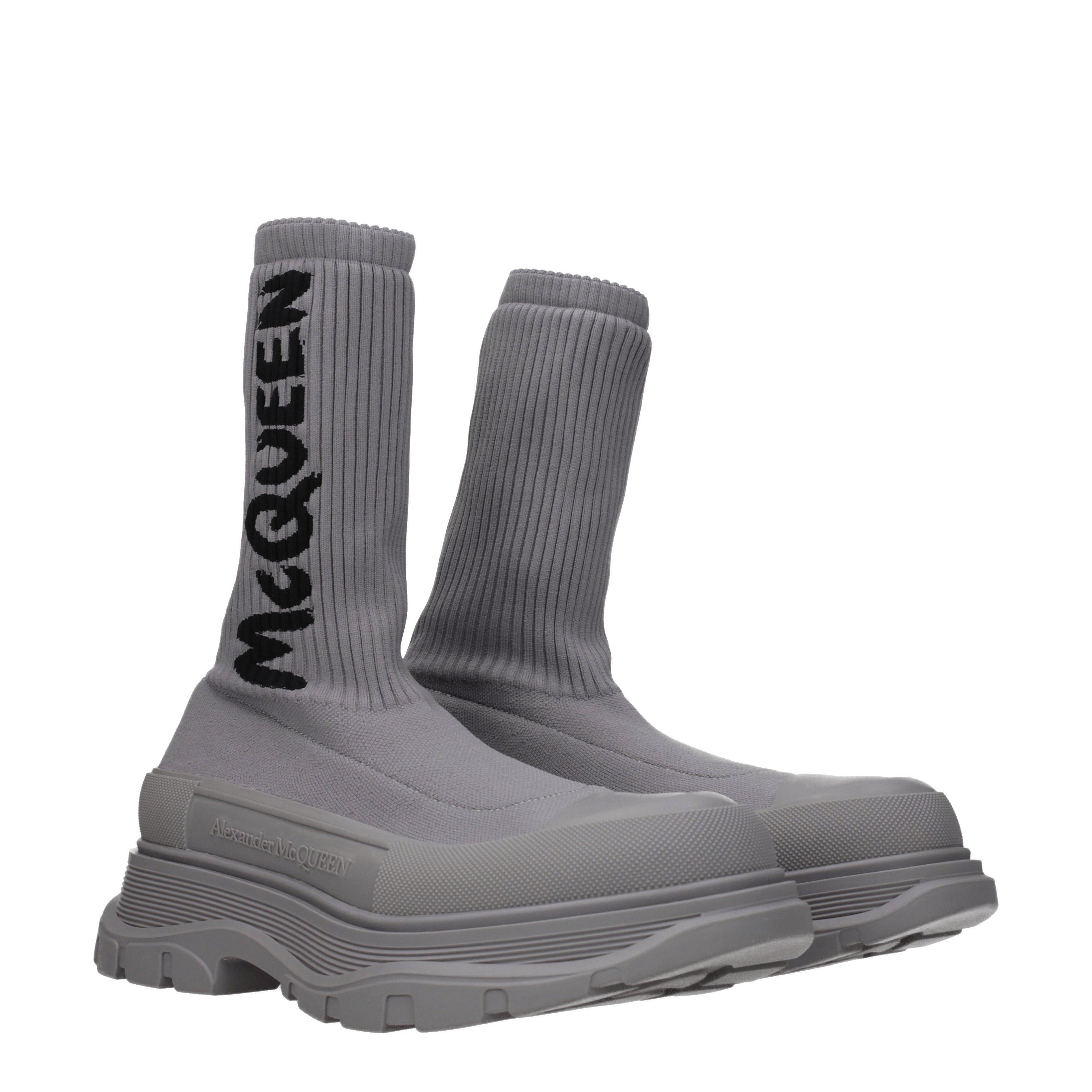 Ankle Boots in Textile