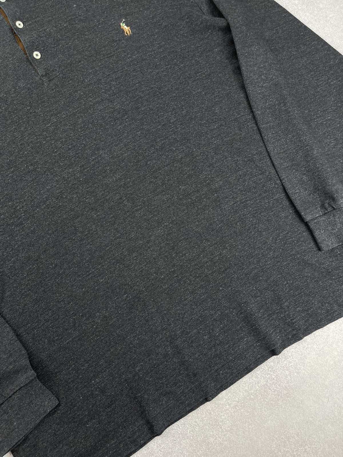 Polo Ralph Lauren Polo Ralph Lauren Long Sleeve Rugby Grey Size Xxl Size US XXL / EU 58 / 5 - 4 Thumbnail