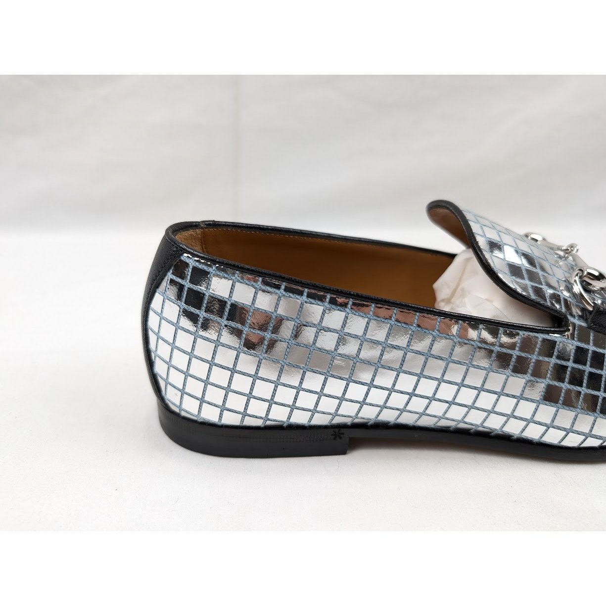 Gucci o1rshd1 Crispy Loafers in Silver Size US 9 / EU 42 - 4 Thumbnail