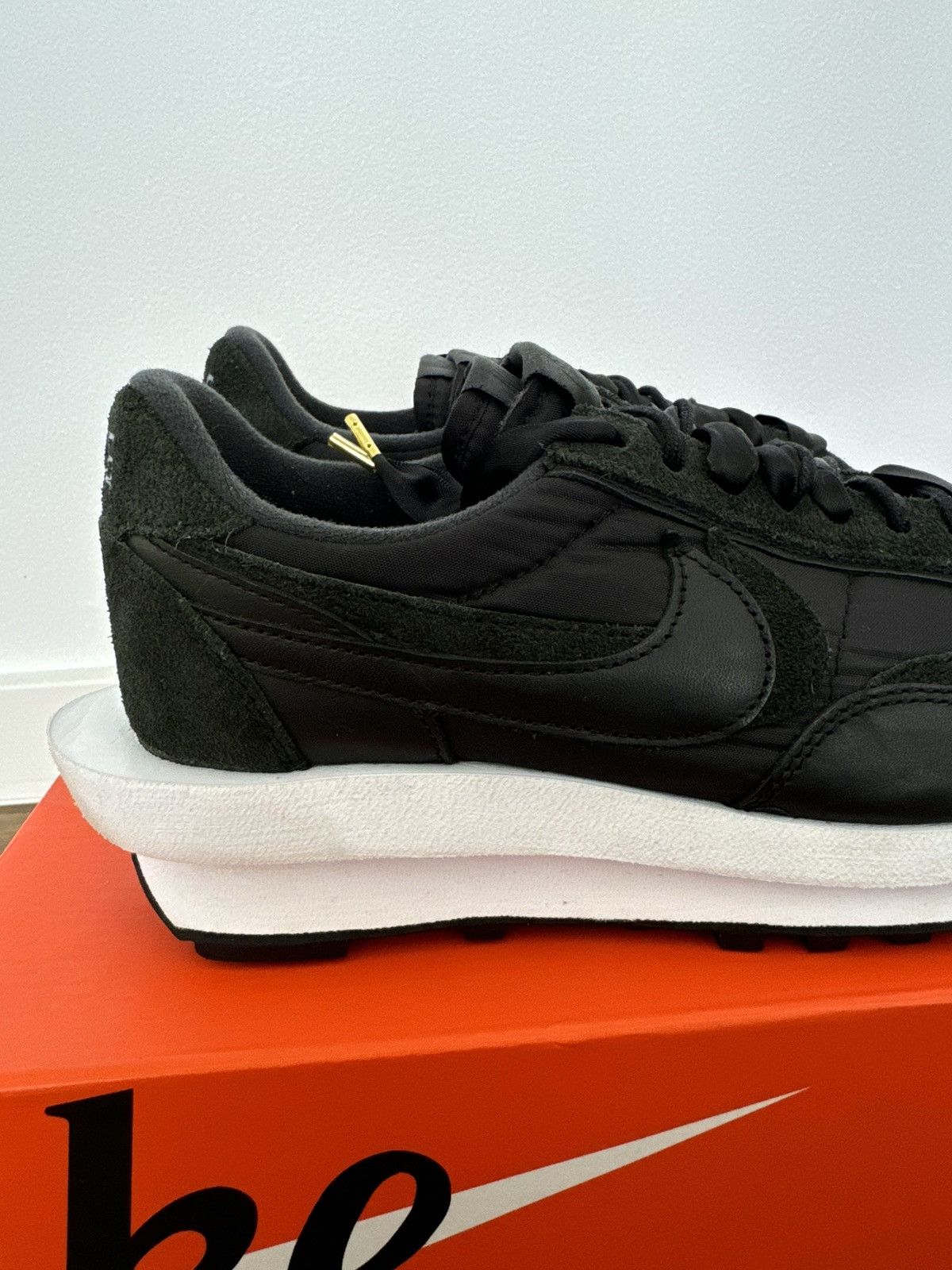 Nike × Sacai Nike Sacai LD Waffle Black Nylon Size US 8 / EU 41 - 7 Thumbnail