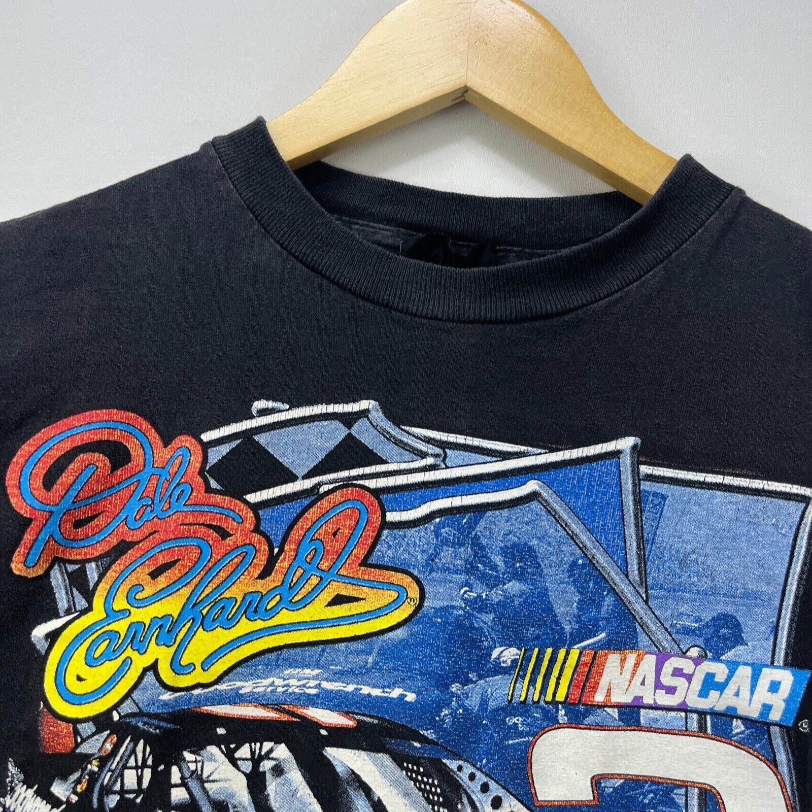 NASCAR × Vintage Vintage NASCAR Dale Earnhart Racing Shirt Medium Faded Black Size US M / EU 48-50 / 2 - 4 Thumbnail