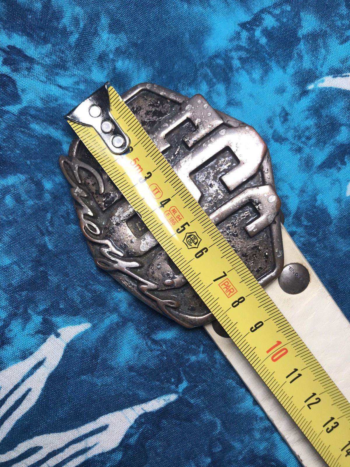 Energie Vintage Leather Belt Rodeo ENERGIE Y2K Size 34 - 13 Thumbnail