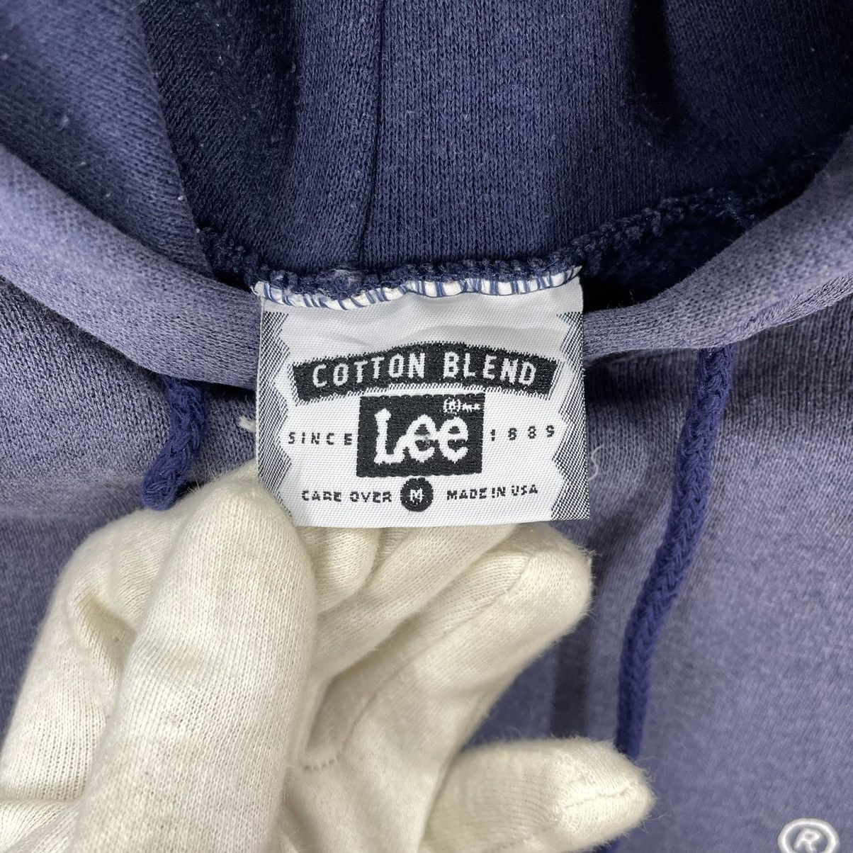 Lee 90s Vintage LEE Faded Hoodie Pullover #1356/AU Size US S / EU 44-46 / 1 - 7 Thumbnail