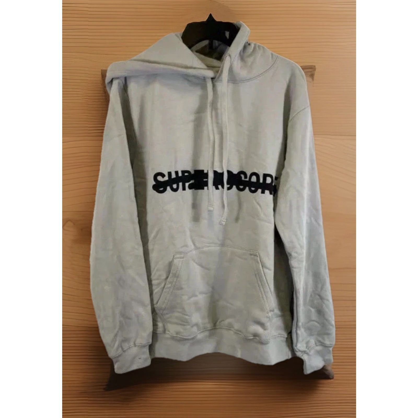 Vintage NWT Superscore Unisex Adult Gray Cotton Long Sleeve Pockets Pullover Hoodie Sz L Size US L / EU 52-54 / 3 - 2 Thumbnail