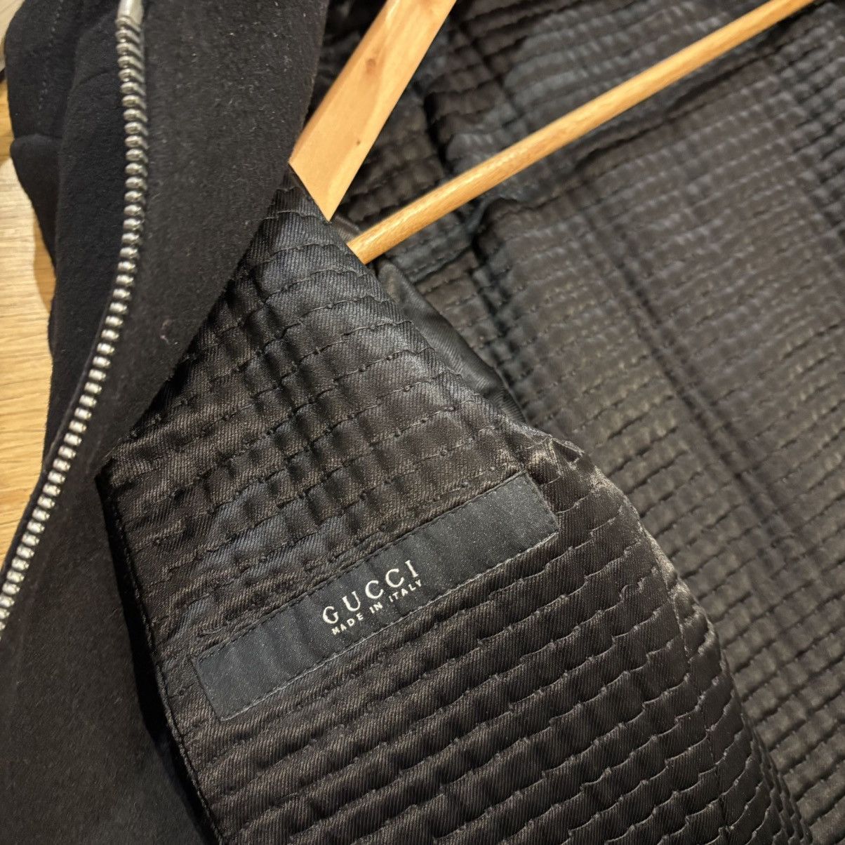 Gucci 2004 Tom Ford Gucci Heavy Wool Racing Jacket Size US M / EU 48-50 / 2 - 11 Thumbnail