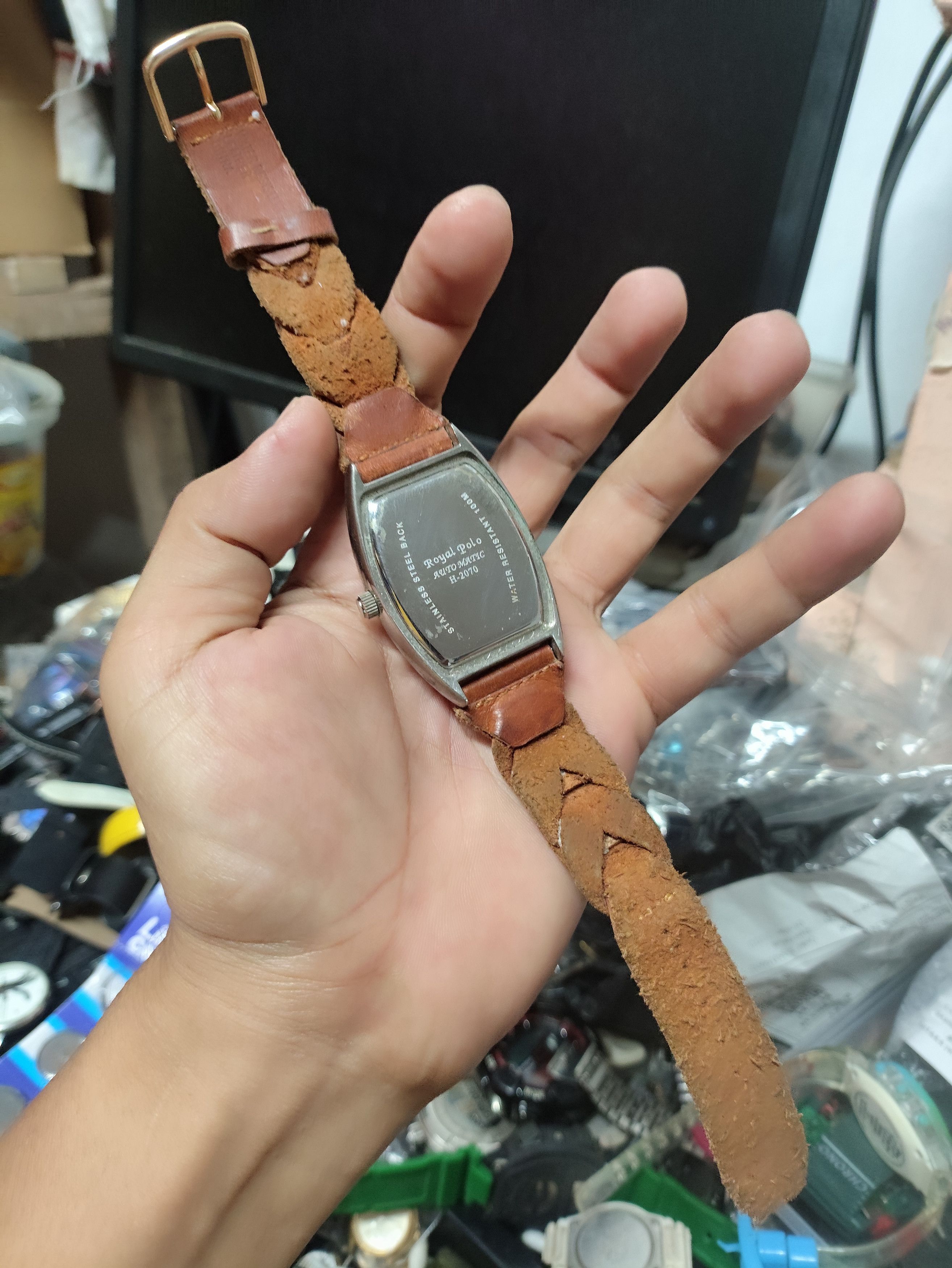 Japanese Brand VINTAGE ROYAL POLO AUTOMATIC WATCH MOVEMENT Size ONE SIZE - 10 Thumbnail