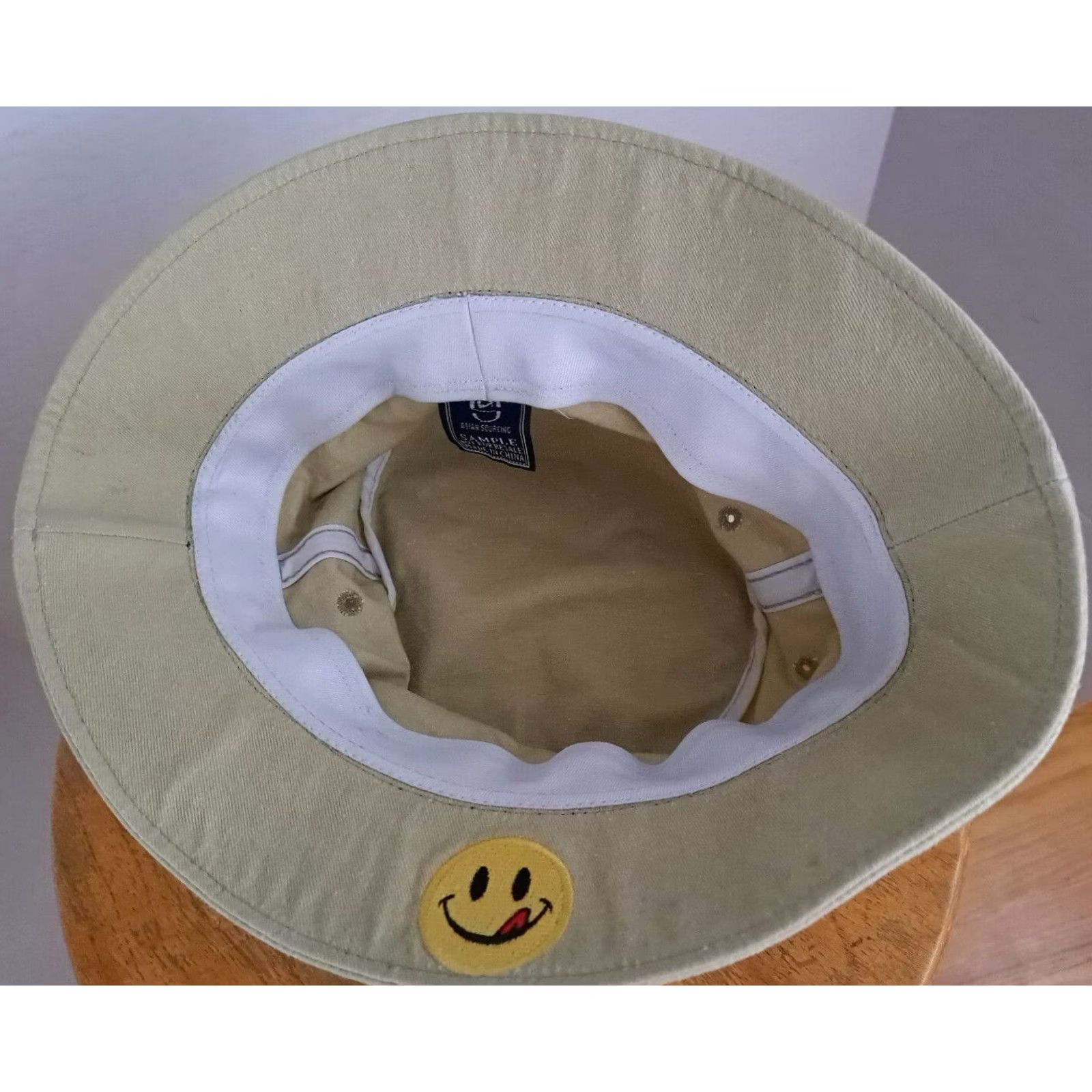 Joe Boxer Joe Boxer Men Hat Fishing Beach Cotton Beige Sample Not for Sale Medium-Large M Fish Size 40R - 5 Thumbnail