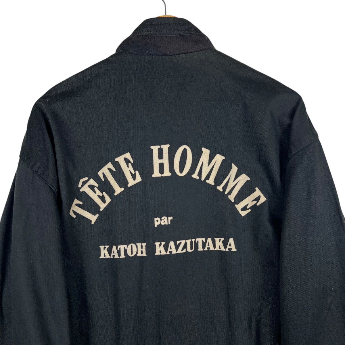 Tete Homme 🔥 Vintage Tete Homme Par Katoh kazutaka Big Logo Jacket Size US L / EU 52-54 / 3 - 5 Thumbnail