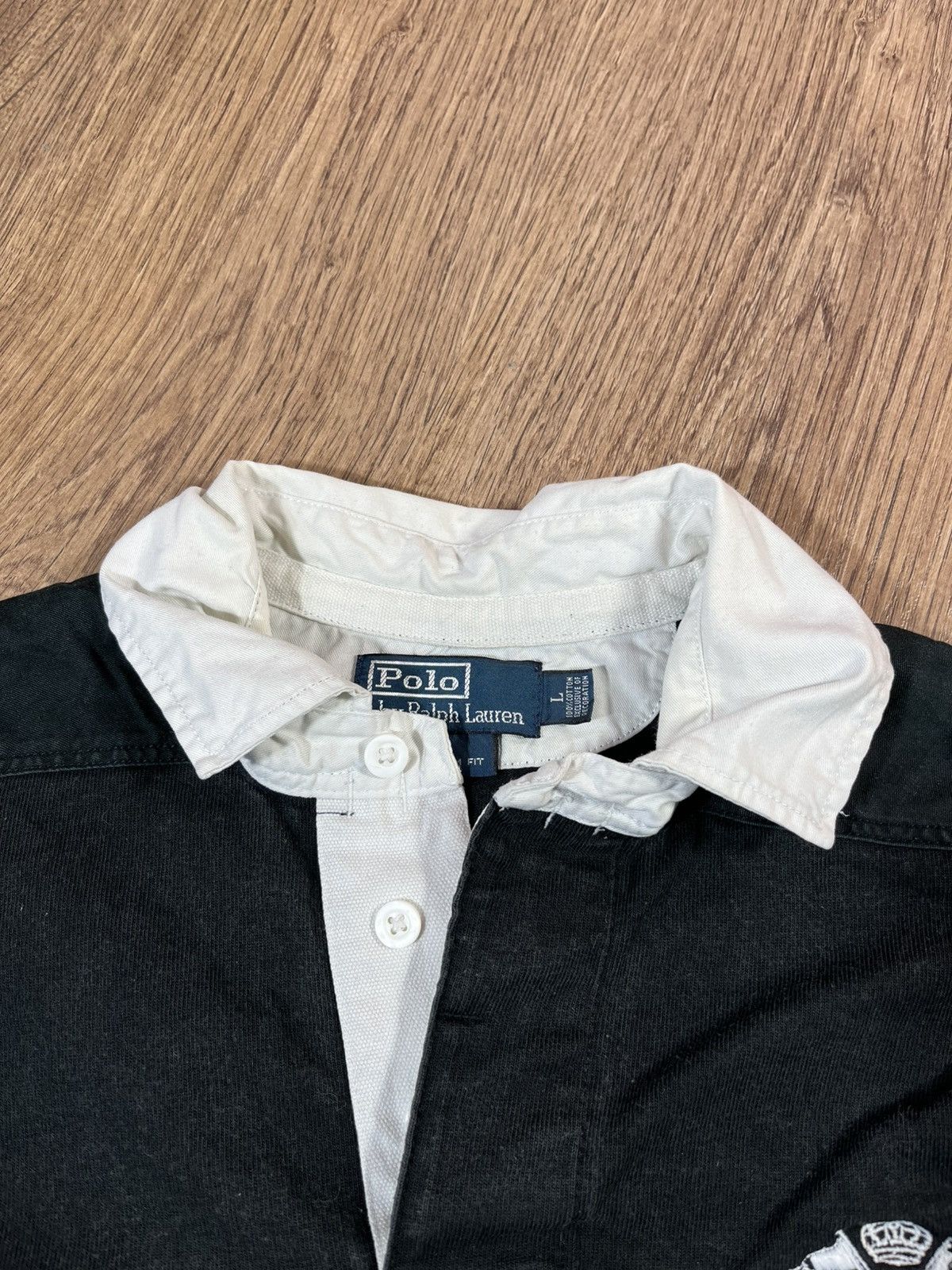 Polo Ralph Lauren × Rugby Ralph Lauren × Vintage Vintage Polo Ralph Lauren Rugby Shirt Size US L / EU 52-54 / 3 - 5 Thumbnail