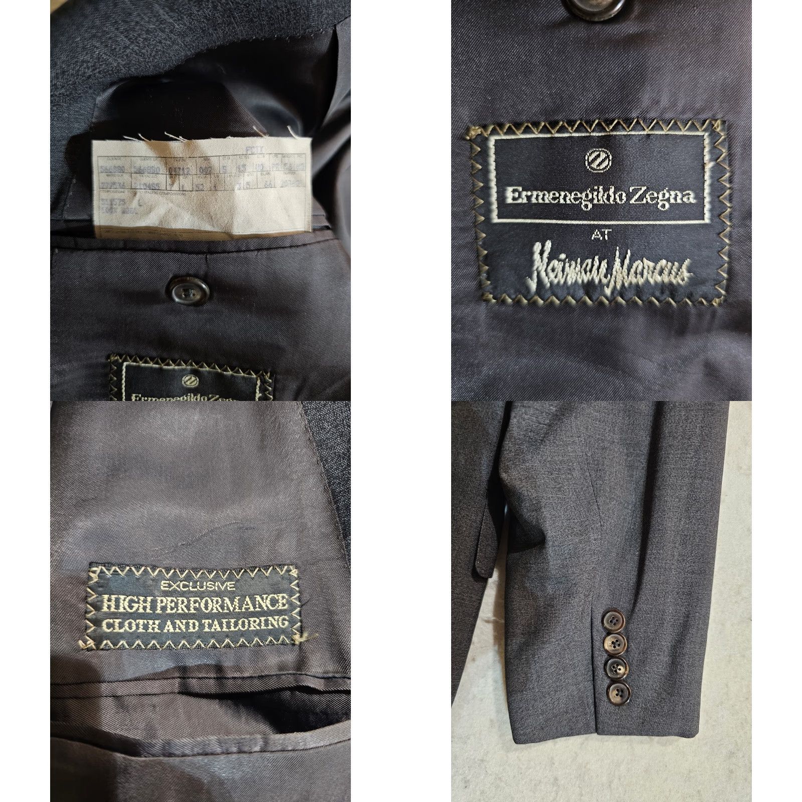 Ermenegildo Zegna ERMENEGILDO ZEGNA Signature 100% Wool Mens Blazer Sport Coat Jacket 42 Long Gray Size 42R - 8 Thumbnail