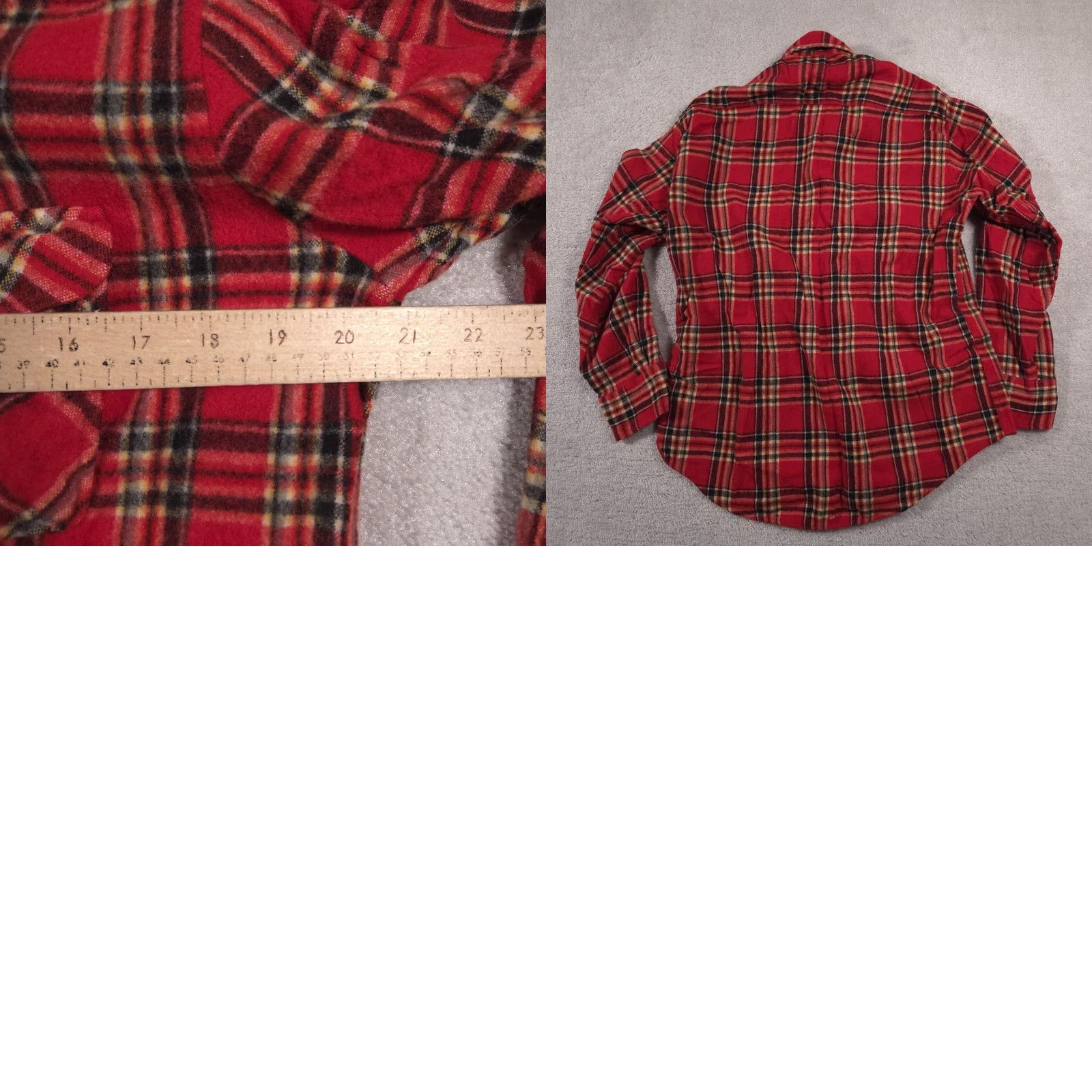 Vintage VINTAGE St Johns Bay Shirt Mens XL Plaid Wool Flannel Button Up Korea 90s Size US XL / EU 56 / 4 - 9 Thumbnail