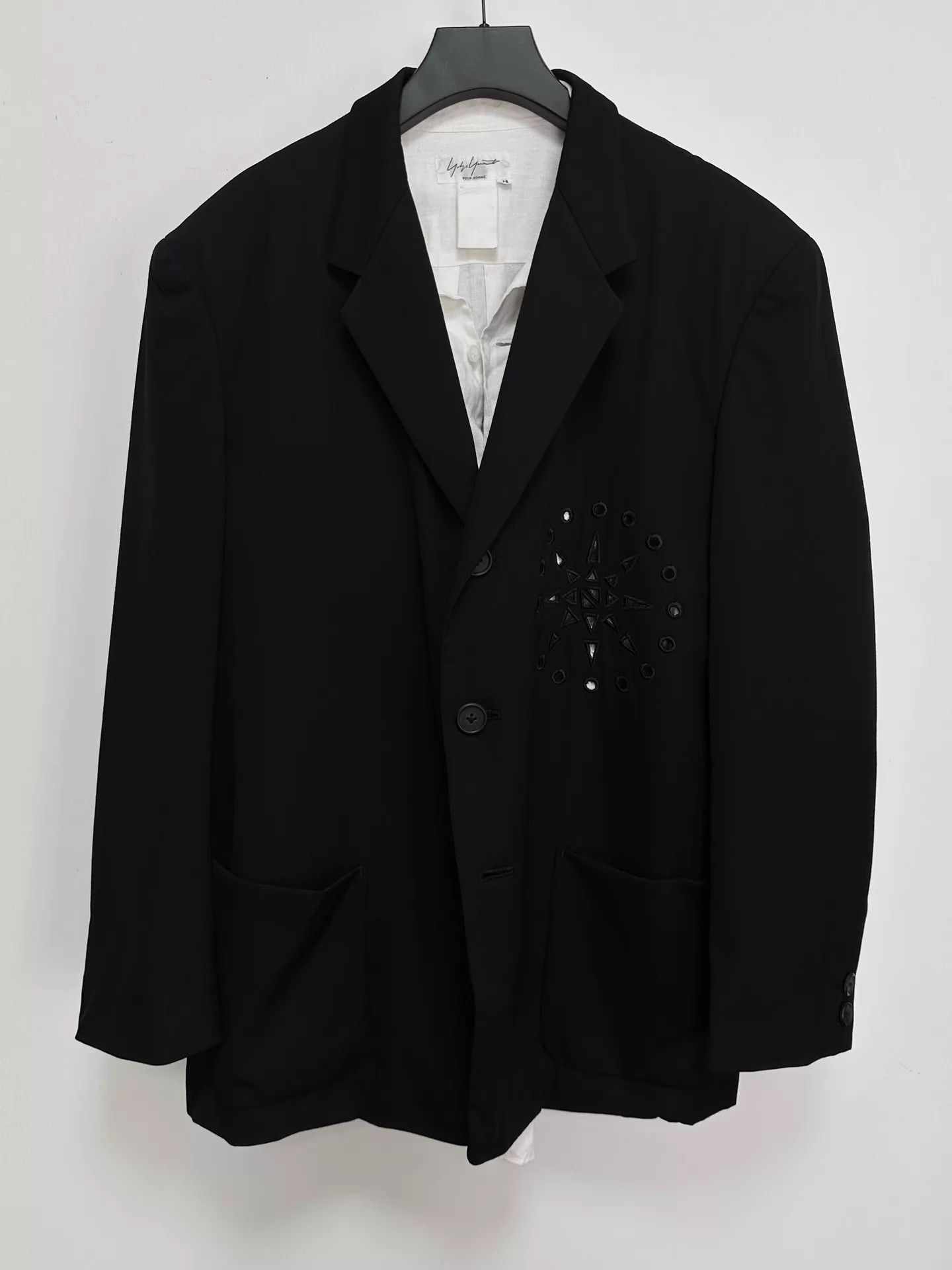 Yohji Yamamoto Yohji Yamamoto 92ss Fireworks Laser-Cut Hollow Jacket Size US S / EU 44-46 / 1 - 2 Thumbnail