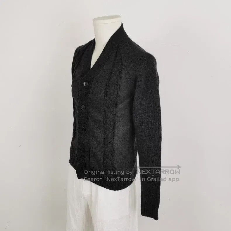 Valentino Valentino Men's plush-blend V-neck single-breasted jacket Size US S / EU 44-46 / 1 - 2 Thumbnail