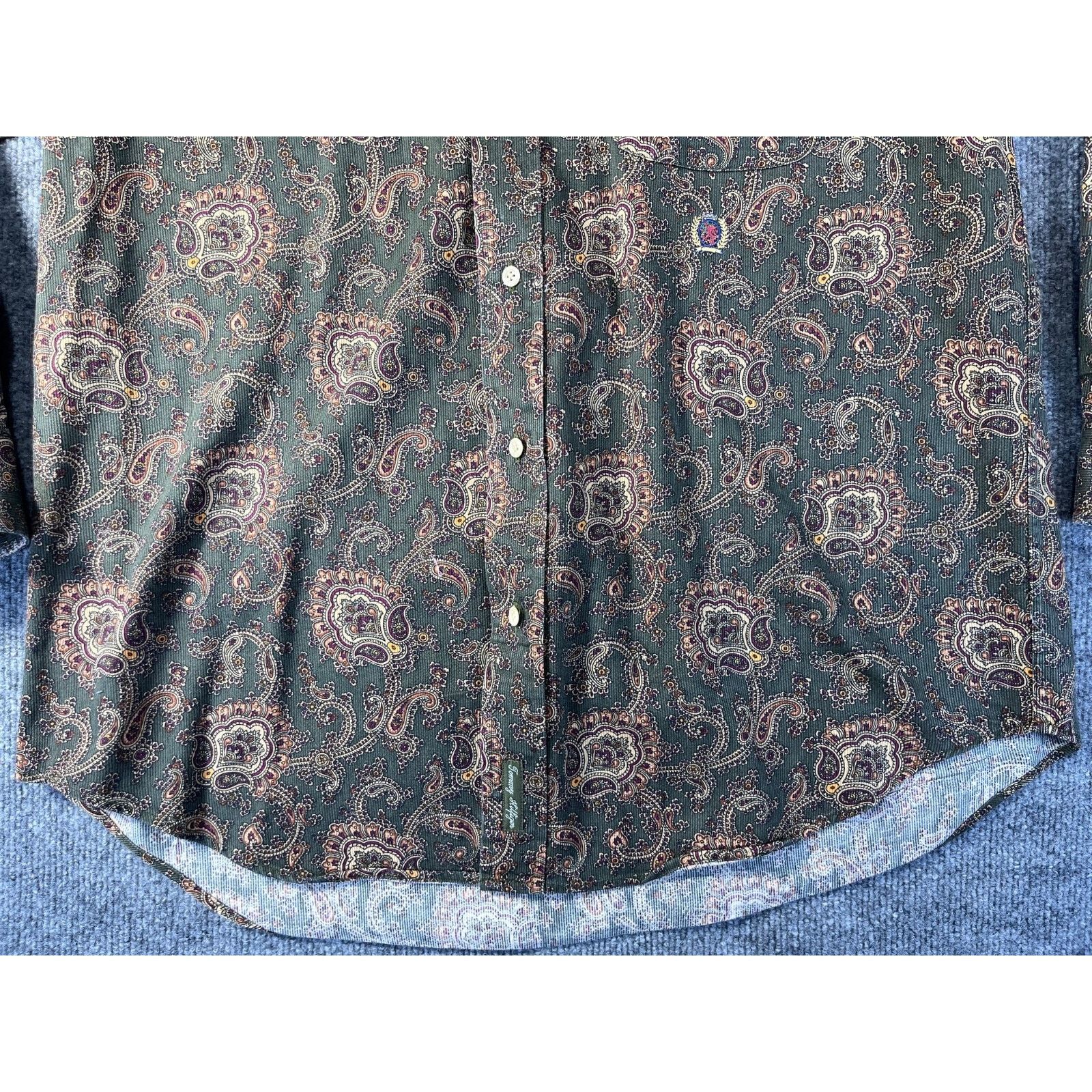 Tommy Hilfiger Tommy Hilfiger Shirt Mens M Paisley Button Long Sleeve 90s Size US M / EU 48-50 / 2 - 3 Thumbnail