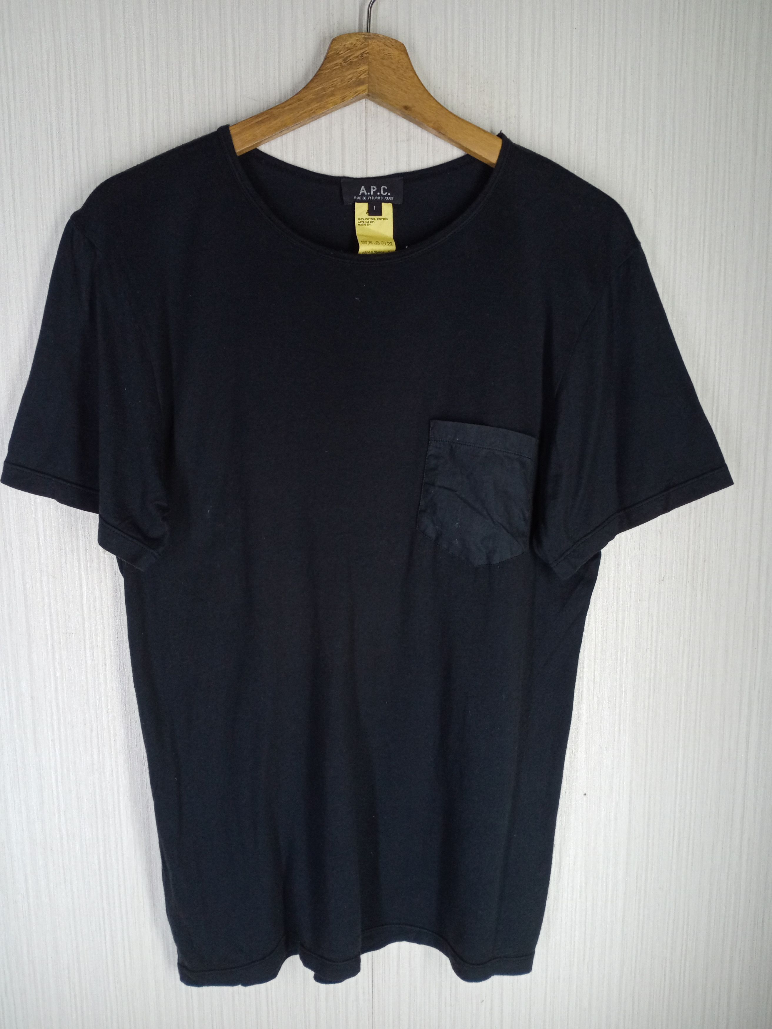 A.P.C. Rare Vintage A.P.C. Single Pocket Tshirt Size US M / EU 48-50 / 2 - 3 Thumbnail