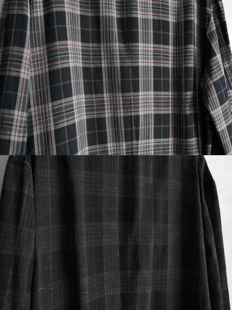 Yohji Yamamoto Yohji Yamamoto Yohji Yamamoto Long Plaid Coat 00SS Size US L / EU 52-54 / 3 - 7 Thumbnail