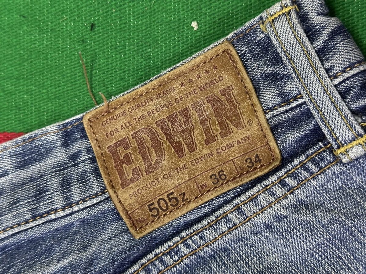 Japanese Brand 💥Edwin Selvedge💥 Crazy Design Edwin Selvedge💥 Size US 36 / EU 52 - 7 Thumbnail