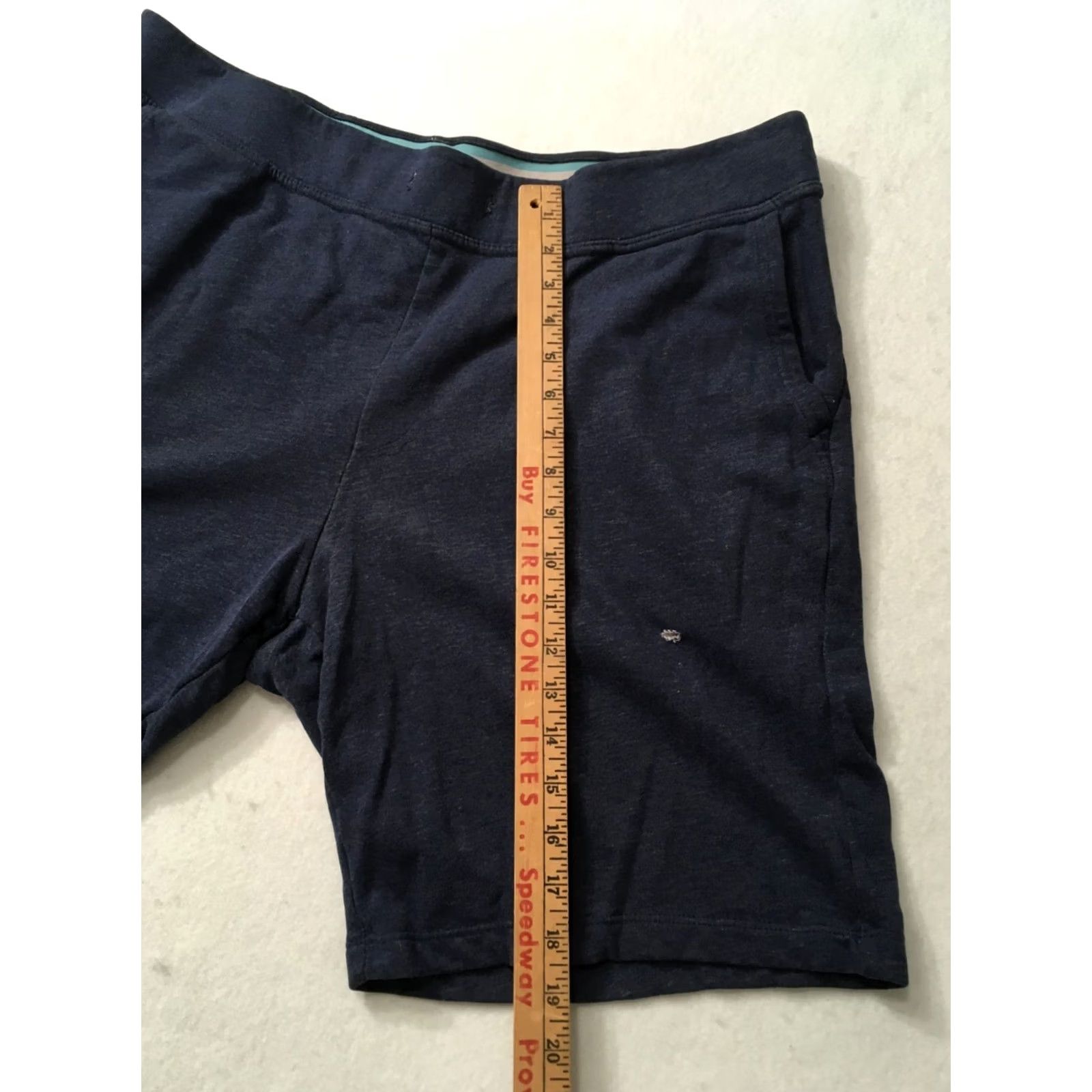 Vintage 32 Degrees Cool Mens Athletic Shorts XL Elastic Waist COBALT BLUE Distress Vintage? Size US 36 / EU 52 - 6 Thumbnail