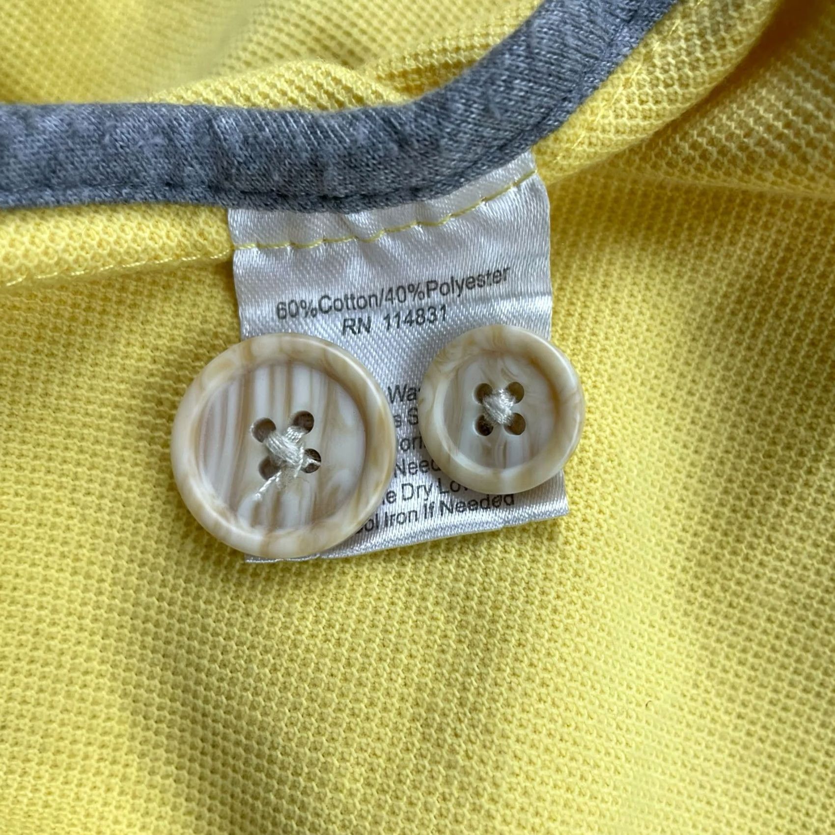 Vintage Paulo Solari Blazer Shirt Mens Cotton Blend Unstructured 2-Button Yellow Large Regular Jacket Coat Style Two Button Notch Lapel Vintage? No Size 42R - 6 Thumbnail