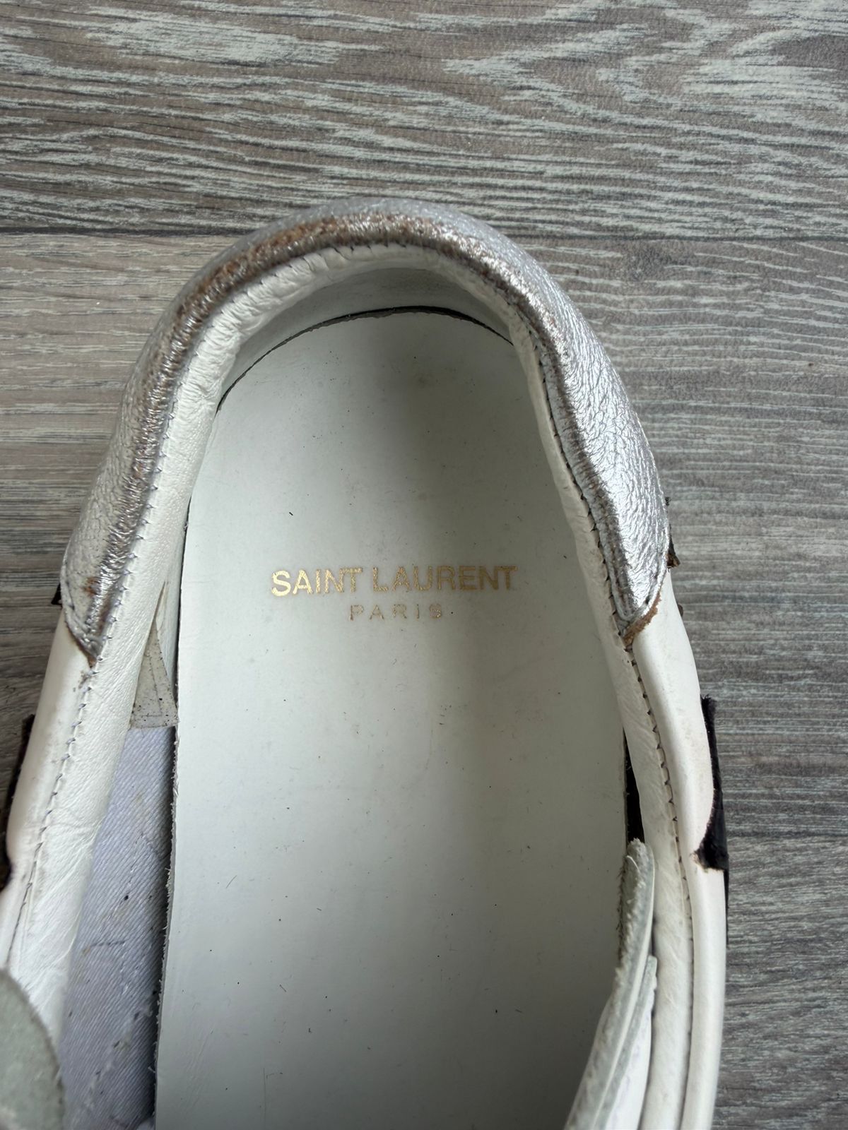 Saint Laurent Paris Saint Laurent SL/06 Black Star Patches Sneakers Sz 40 Size US 7 / EU 40 - 9 Thumbnail