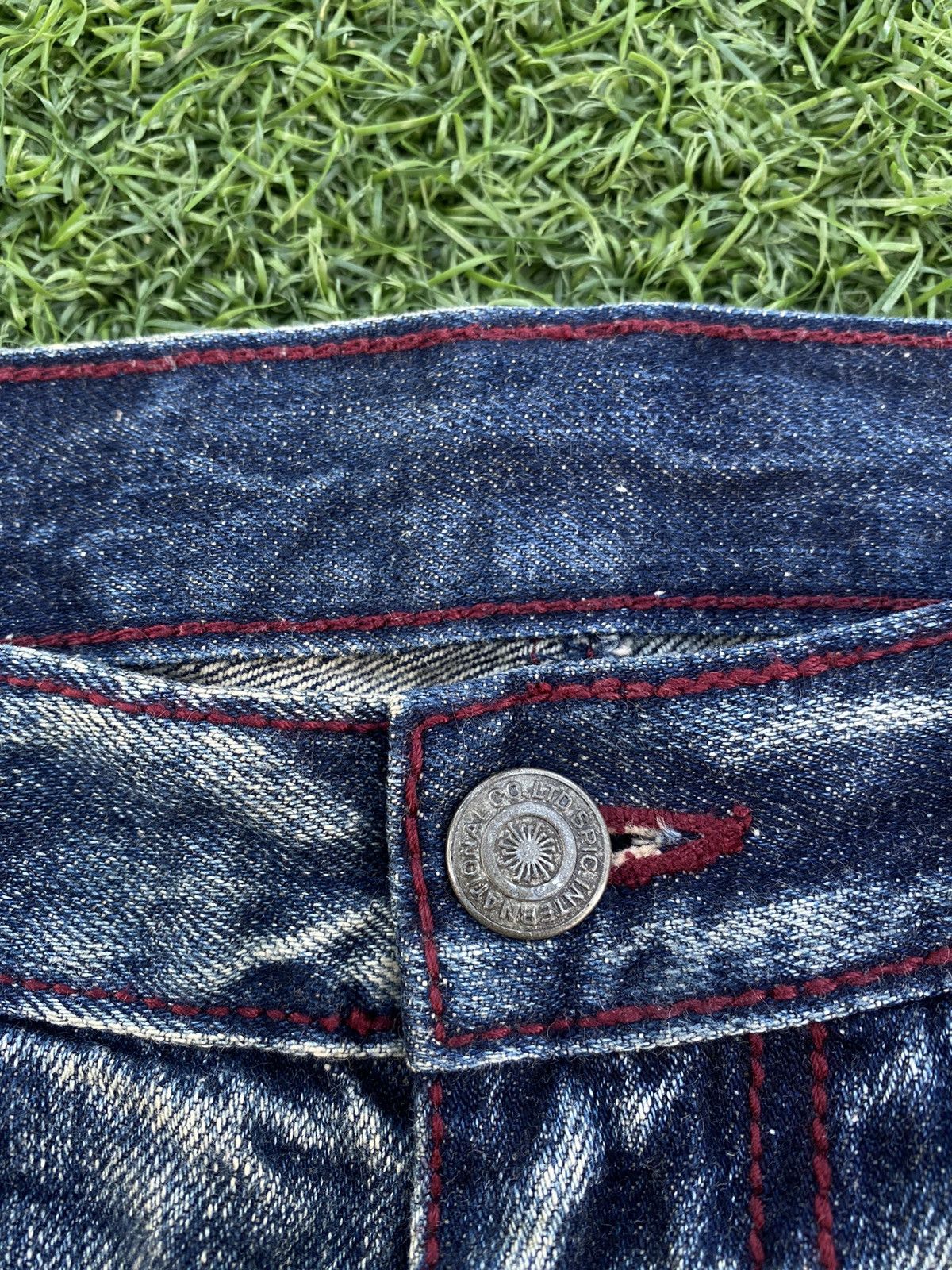 Tornado Mart TORNADO MART LACE UP DENIM SHORT PANTS 🌪️ Size US 29 - 2 Thumbnail