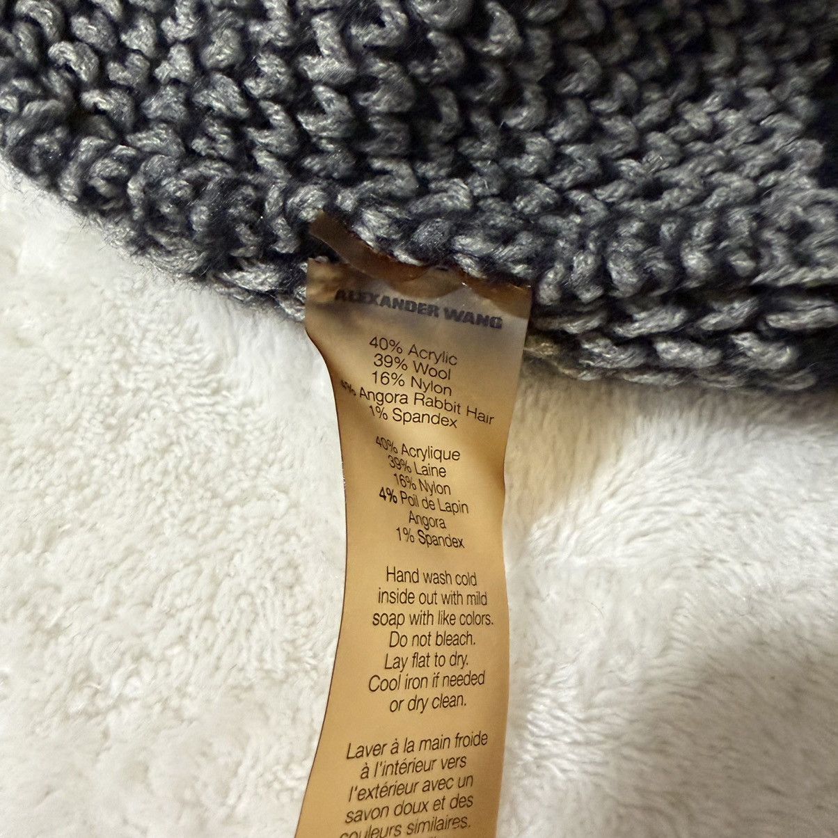Alexander Wang T by Alexander Wang Wool Angora Knit Hoodie Size US S / EU 44-46 / 1 - 5 Thumbnail