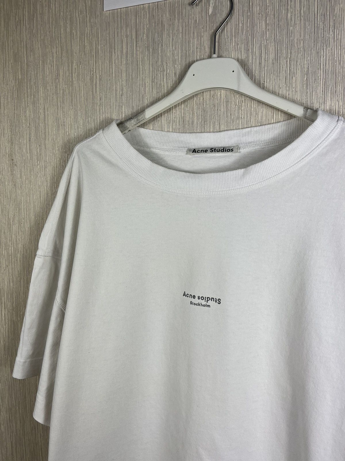 Acne Studios Acne Studios Stockholm oversized basic logo tee t-shirt Size US L / EU 52-54 / 3 - 18 Thumbnail