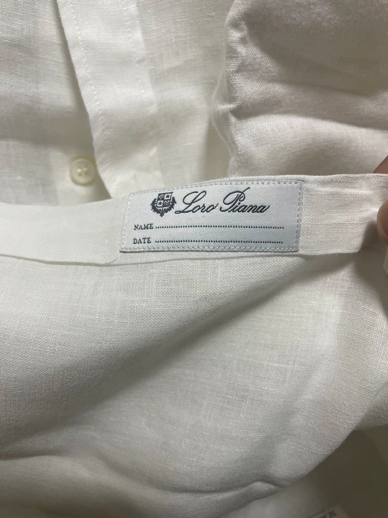 Loro Piana LORO PIANA A linen shirt Size L / US 10 / IT 46 - 9 Thumbnail