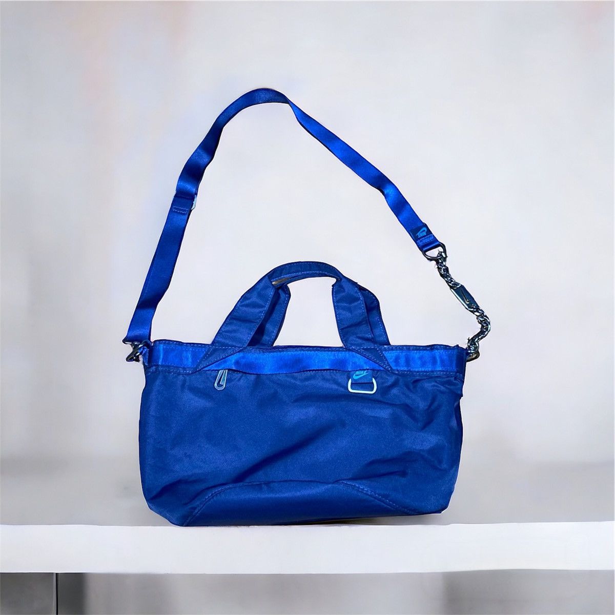 Nike Streetwear Blue Nike Luxury Swoosh Bag Y2K Sportswear rare Size ONE SIZE - 2 Thumbnail