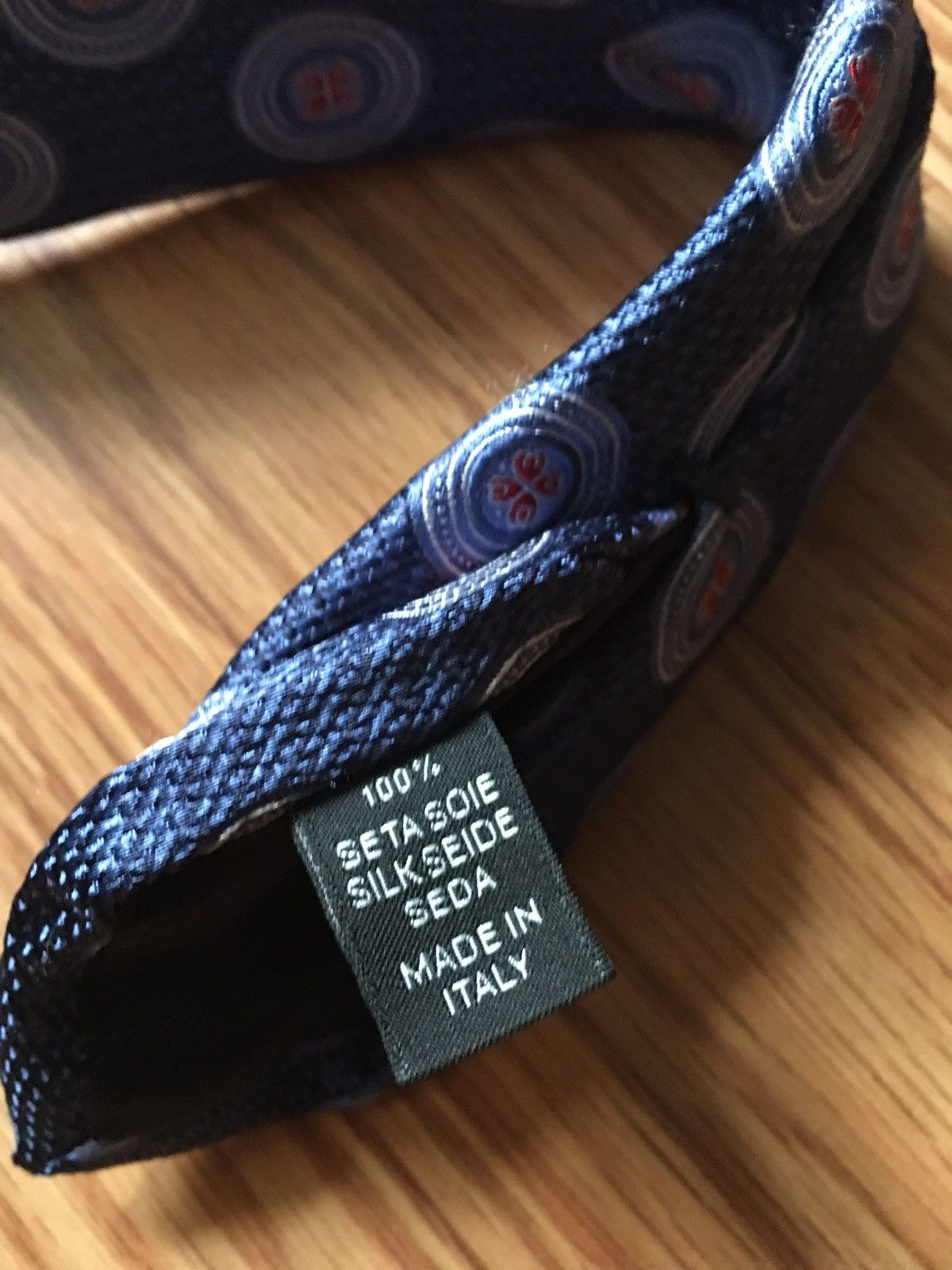 Ermenegildo Zegna Ermenegildo Zegna Blue Designer Silk Mens Tie Size ONE SIZE - 5 Thumbnail
