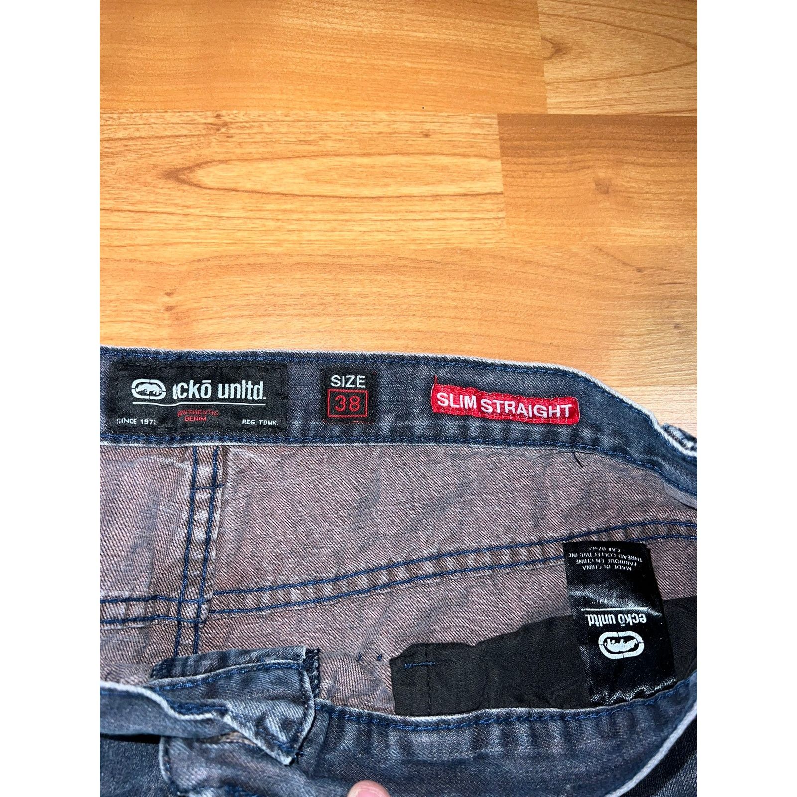 Ecko Unltd. Ecko Unltd Jeans Unlimited Pants Bottoms Baggy Logo Denim 38 Size US 38 / EU 54 - 5 Thumbnail