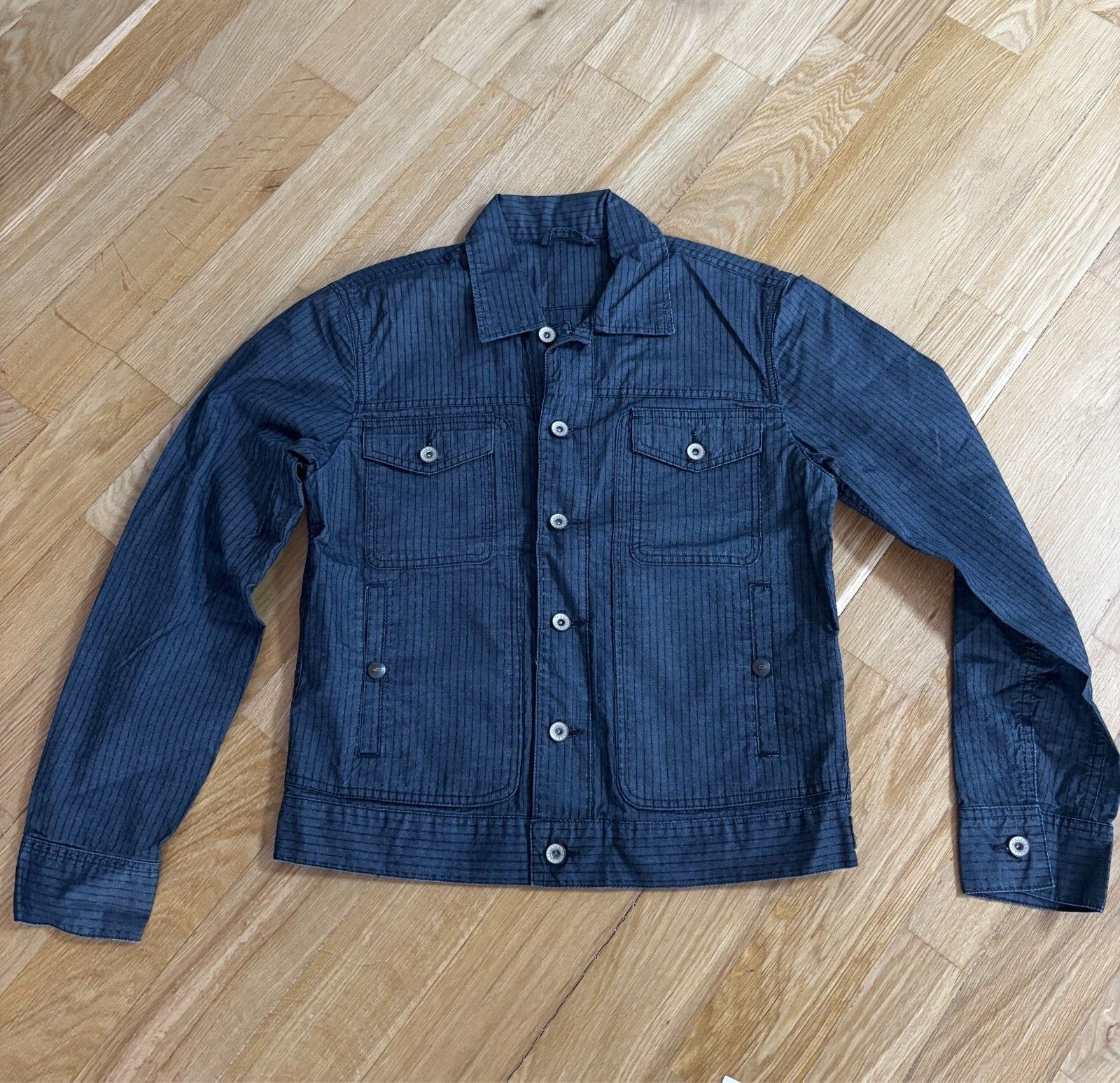 John Varvatos John Varvatos Men Jacket Denim Summer Version Size XL Size US XL / EU 56 / 4 - 1 Thumbnail