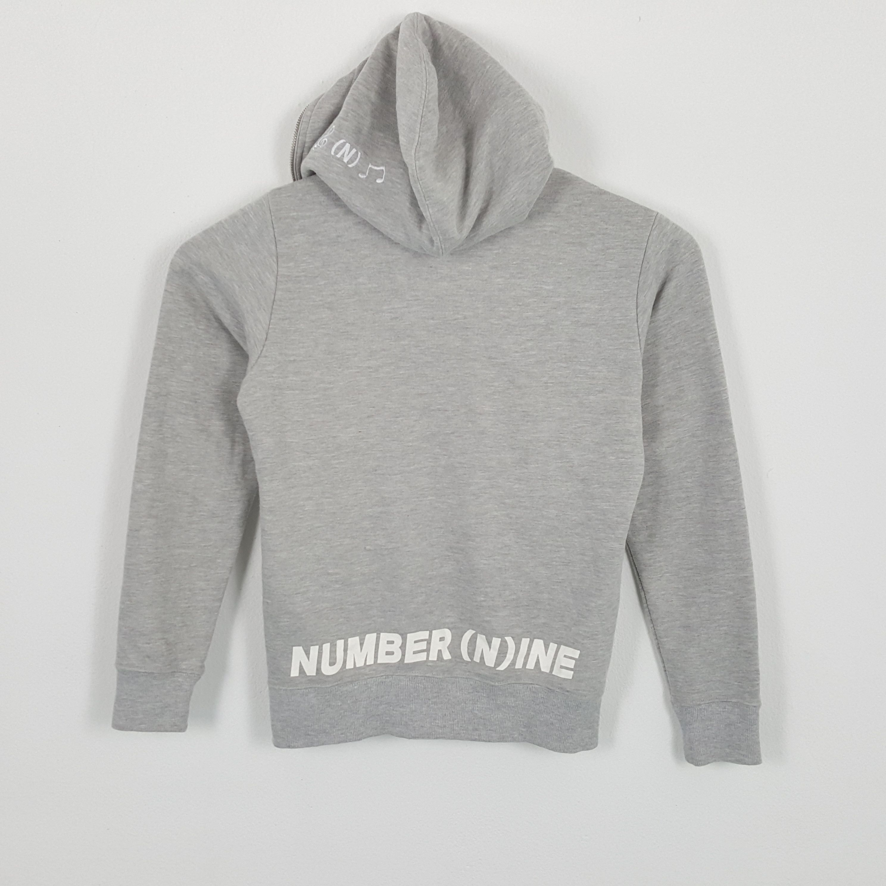 image of Number N Ine x Vintage Number (N)Ine Japanese Fashion Brand Hoodies in Grey, Men's (Size XS)