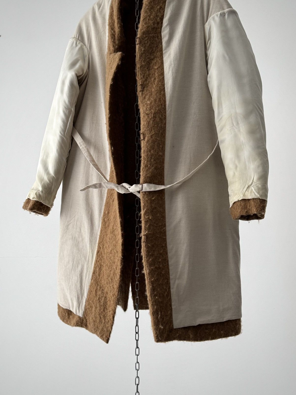 Bernhard Willhelm Bernhard Willhelm 'Keep It Unreal' Wool Cocoon Coat Size S / US 4 / IT 40 - 8 Thumbnail