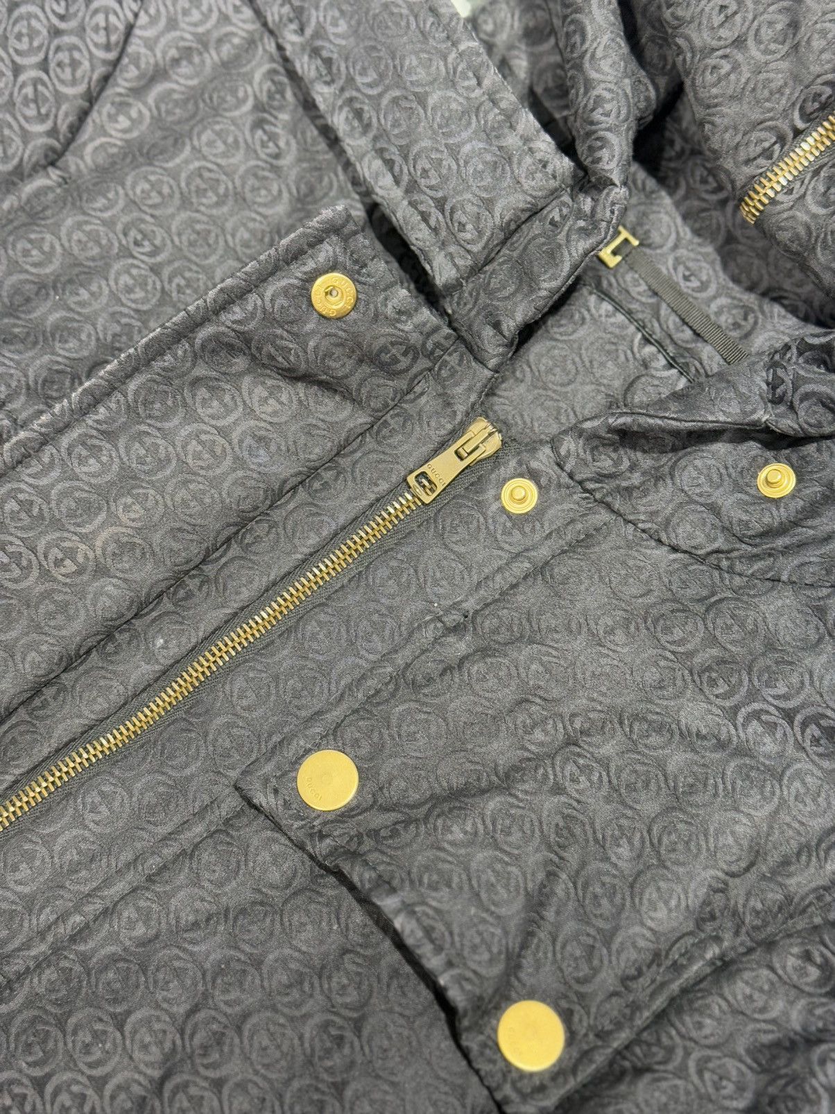 Gucci × Tom Ford FW2003 Gucci - Tomford - Padded Down jacket - Belted wrist Size XS / US 0-2 / IT 36-38 - 7 Thumbnail