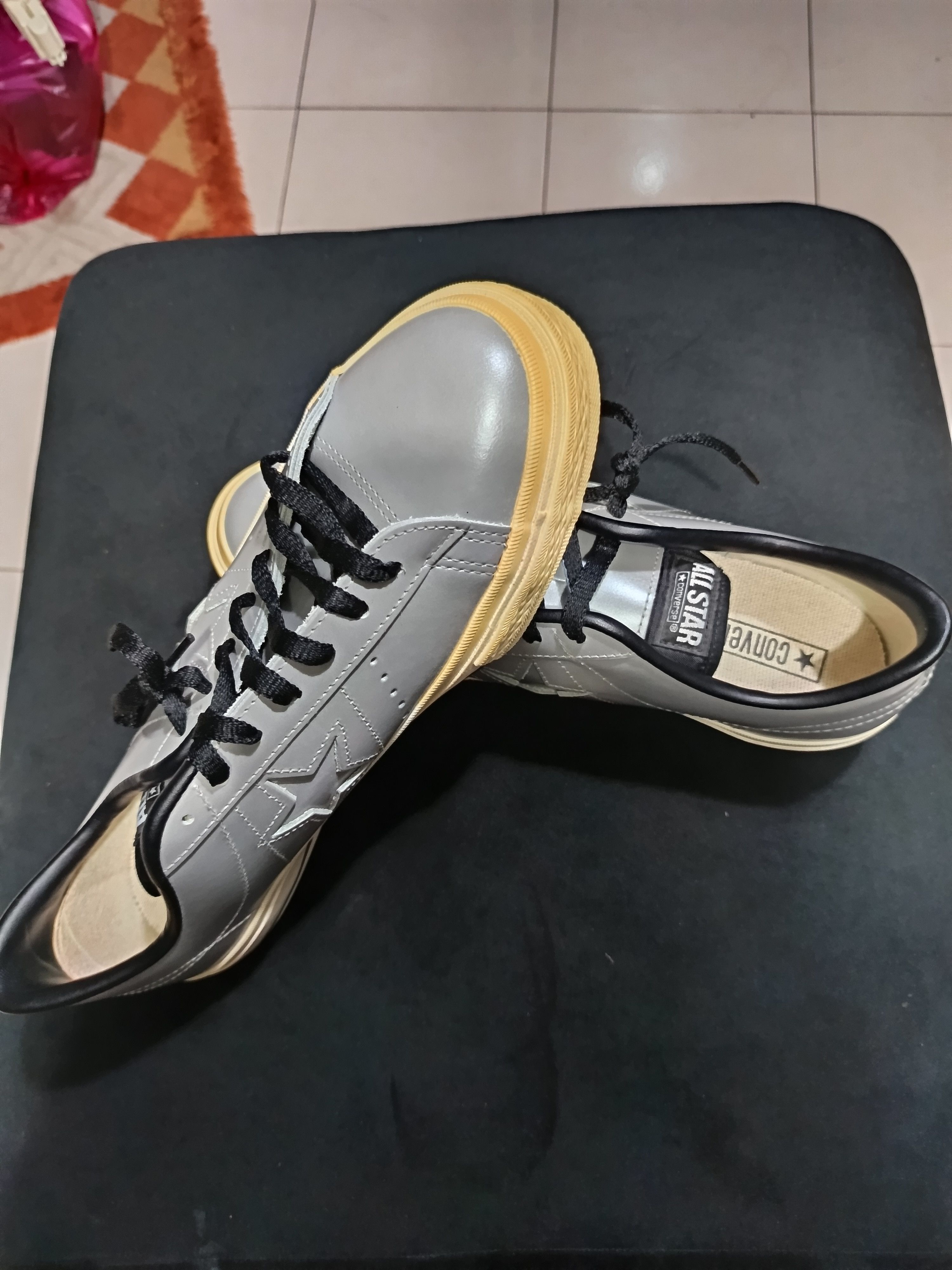 Converse Vintage 90s converse leather one star japan Size US 9.5 / EU 42-43 - 3 Thumbnail