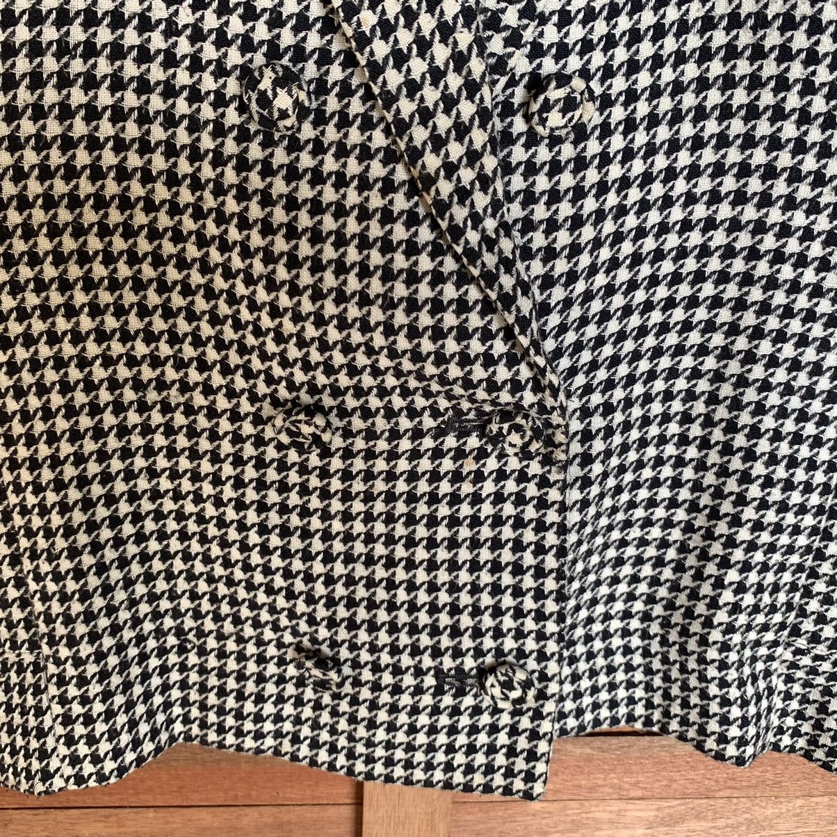Norma Kamali VINTAGE NORMA KAMALI HOUNDSTOOTH COAT JACKET DOUBLE BREASTED Size XXL / US 16-18 / IT 52-54 - 8 Thumbnail
