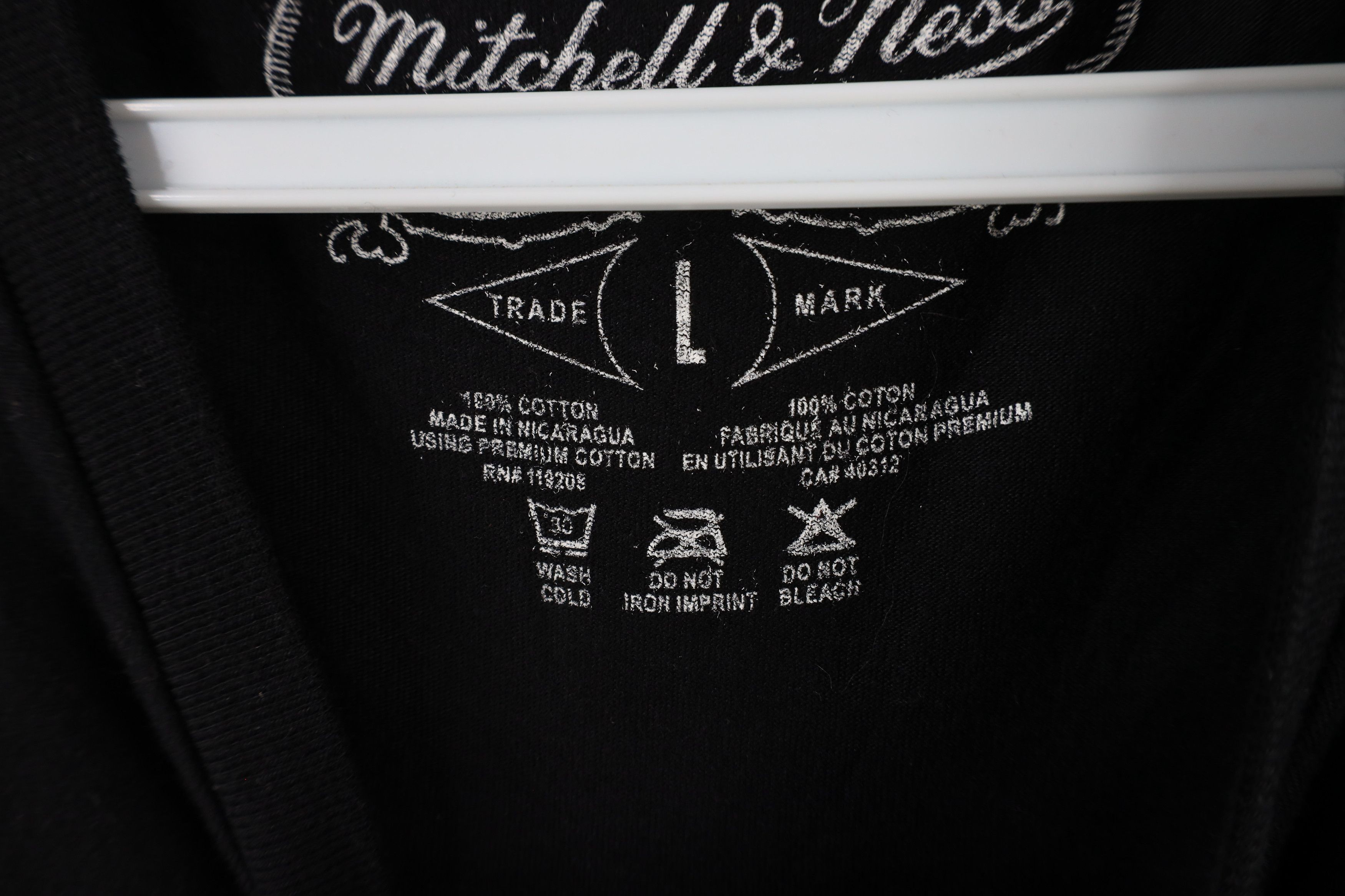 Mitchell & Ness × Vintage Mitchell & Ness Spell Out New York Knicks T-Shirt Black Size US L / EU 52-54 / 3 - 10 Thumbnail