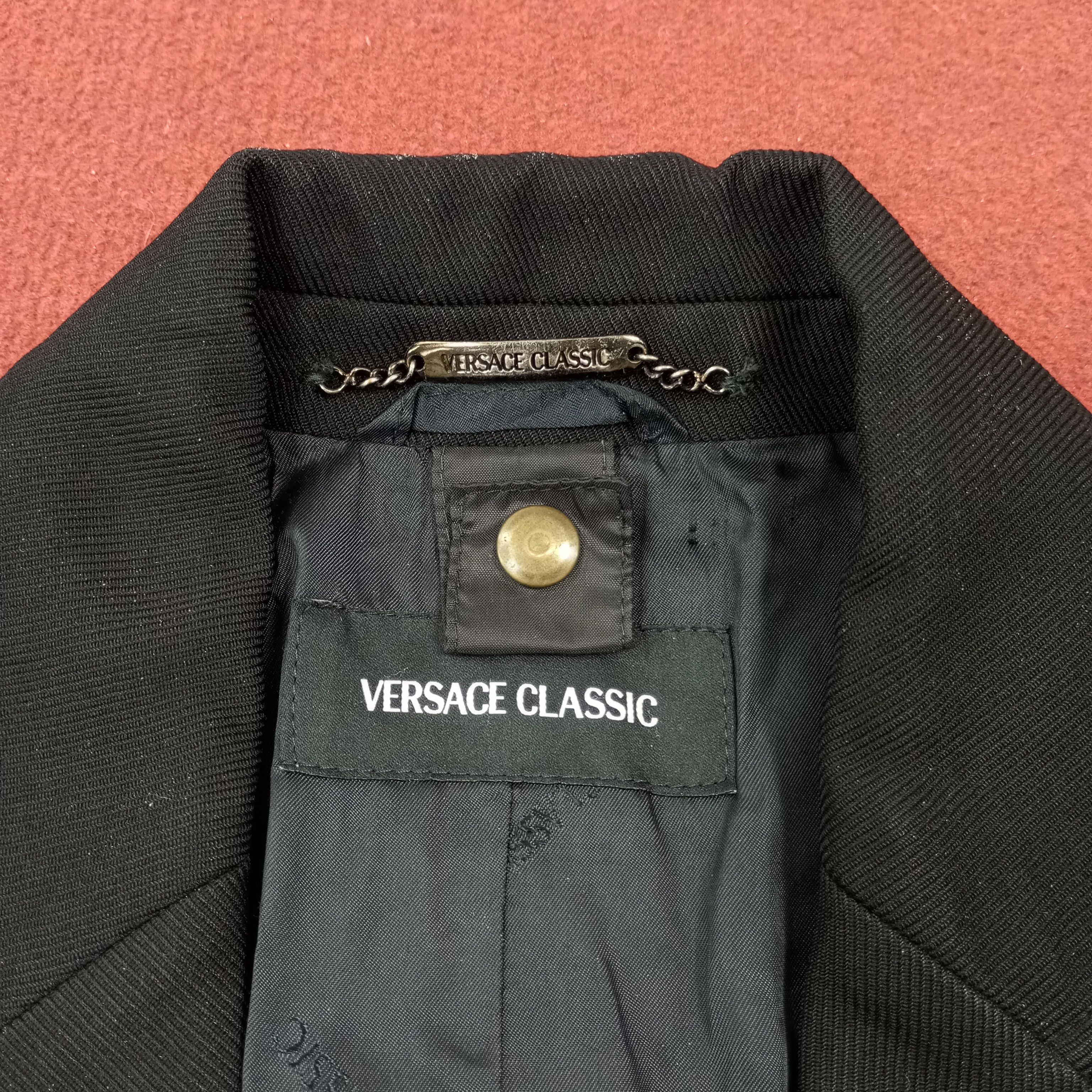 Versace × Vintage Versace Classic Fashion Brand Long Jacket Size US M / EU 48-50 / 2 - 4 Thumbnail