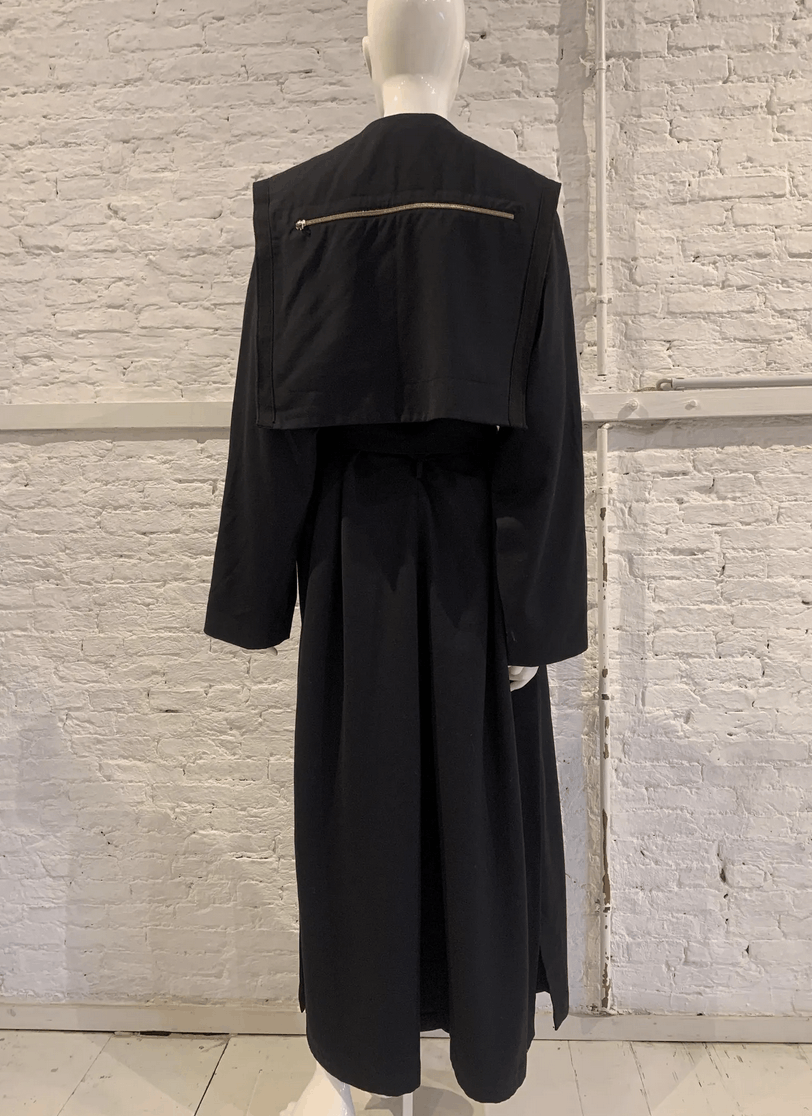 Marithe + Francois Girbaud Marithe Francois Girbaud 1990s Double Beasted Maxi Coat Size M / US 6-8 / IT 42-44 - 3 Thumbnail