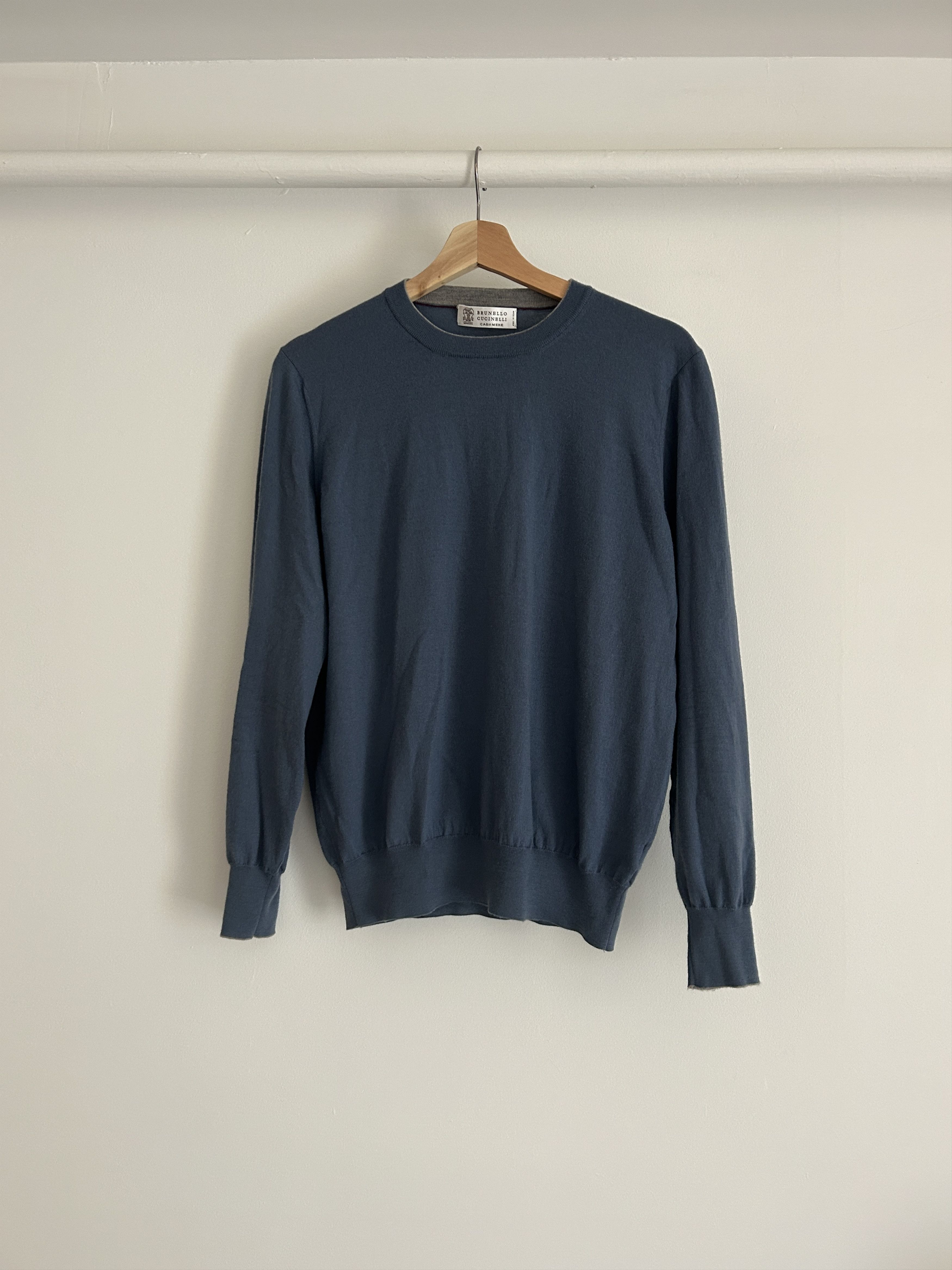 Brunello Cucinelli - Cashmere Blend Light Sweater (Blue)
