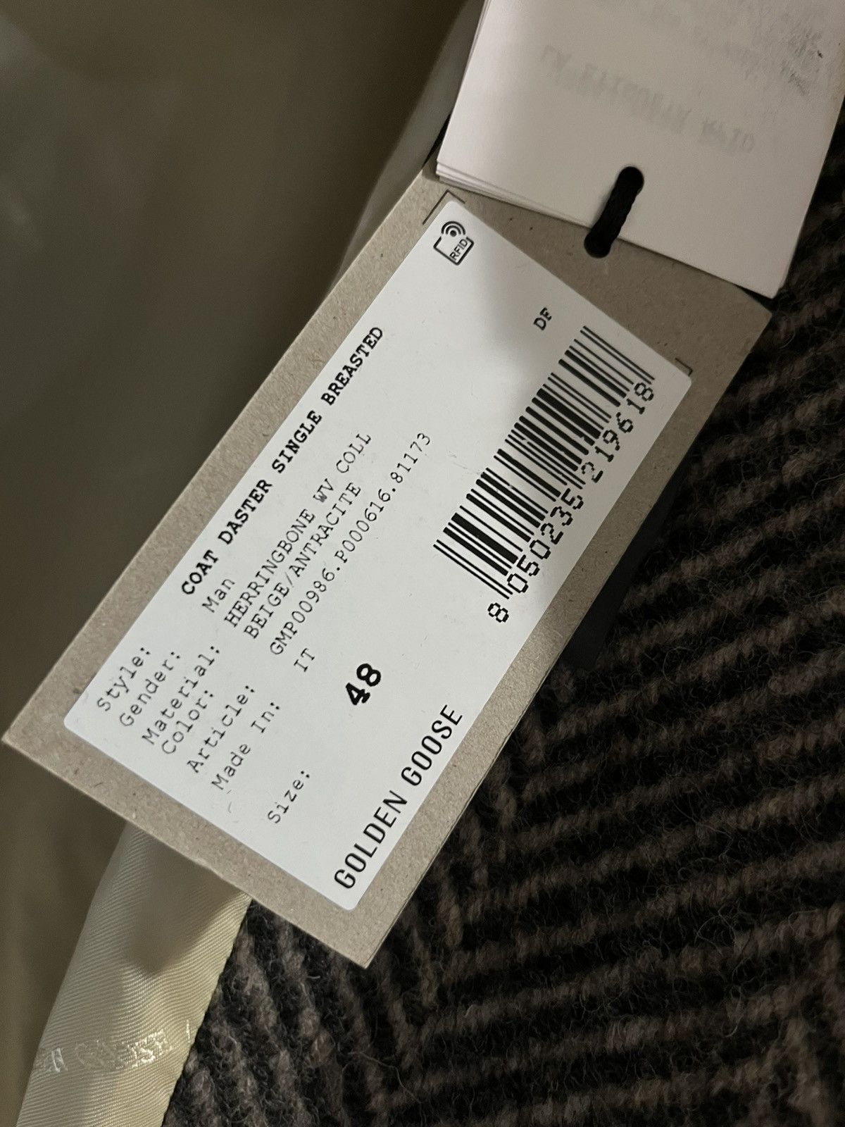 Golden Goose single-breasted wool coat. Size EU 48 USA 38 medium Size US M / EU 48-50 / 2 - 18 Thumbnail