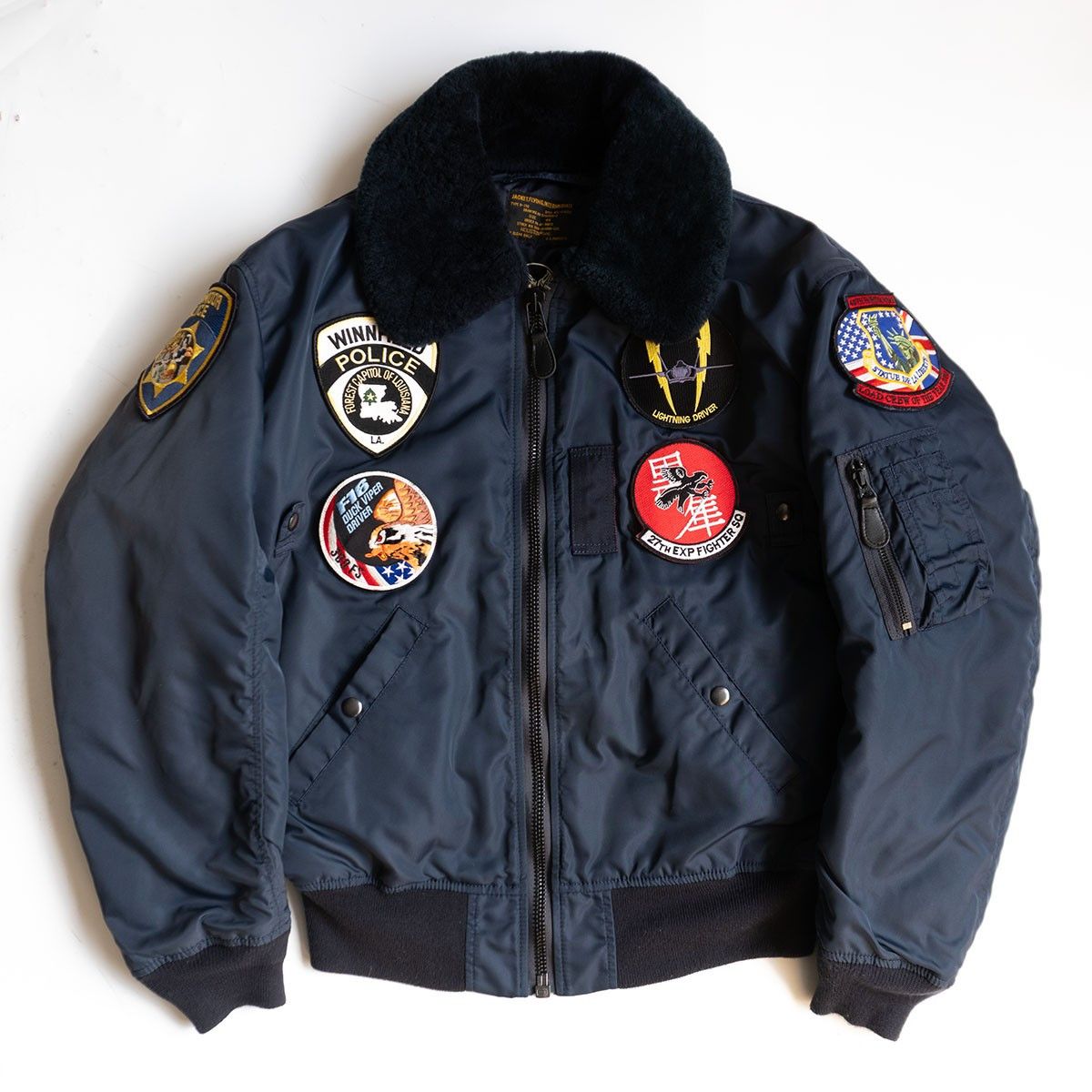 Vintage HOUSTON B-15C FLIGHT JACKET Size 44 Size US S / EU 44-46 / 1 - 1 Thumbnail