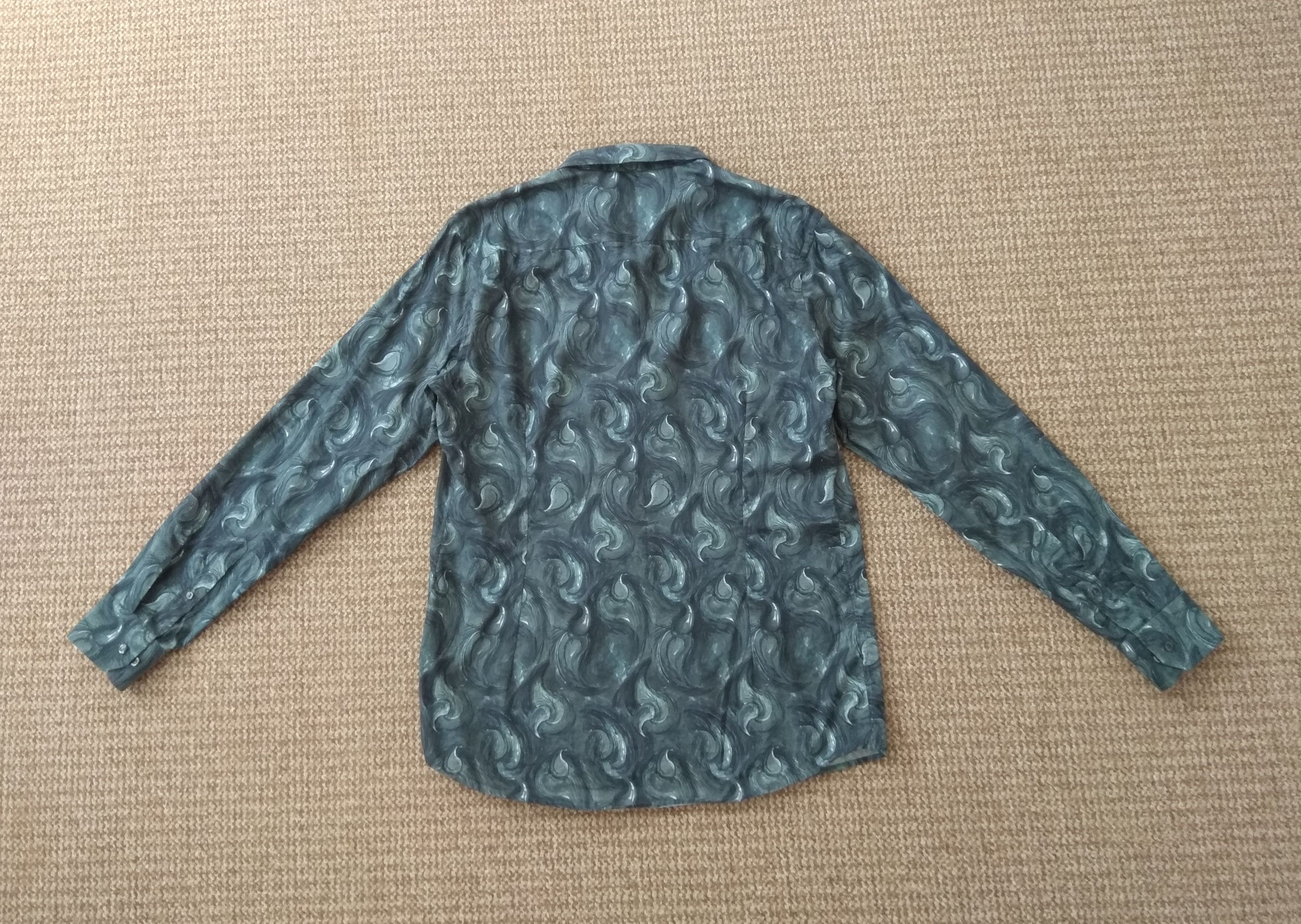 Eton Eton Impressionist Paisley Print Lightweight Flannel Shirt Size US XL / EU 56 / 4 - 2 Thumbnail