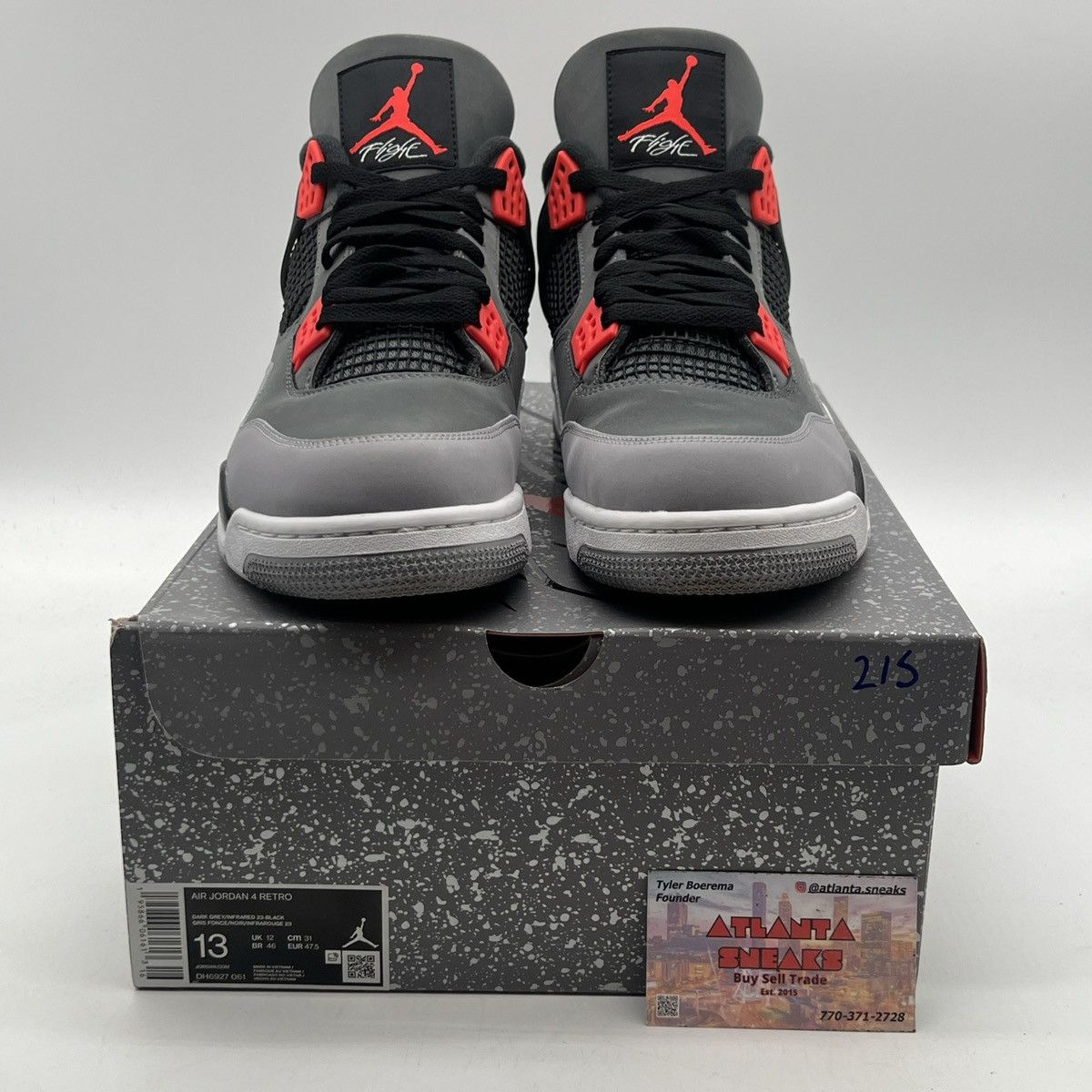 Jordan Brand Air Jordan 4 Infrared Size US 13 / EU 46 - 2 Thumbnail