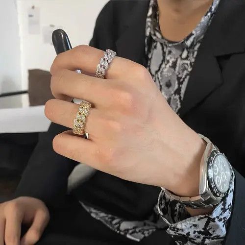 Jewelry × Vintage Retro punk rings Size ONE SIZE - 2 Thumbnail