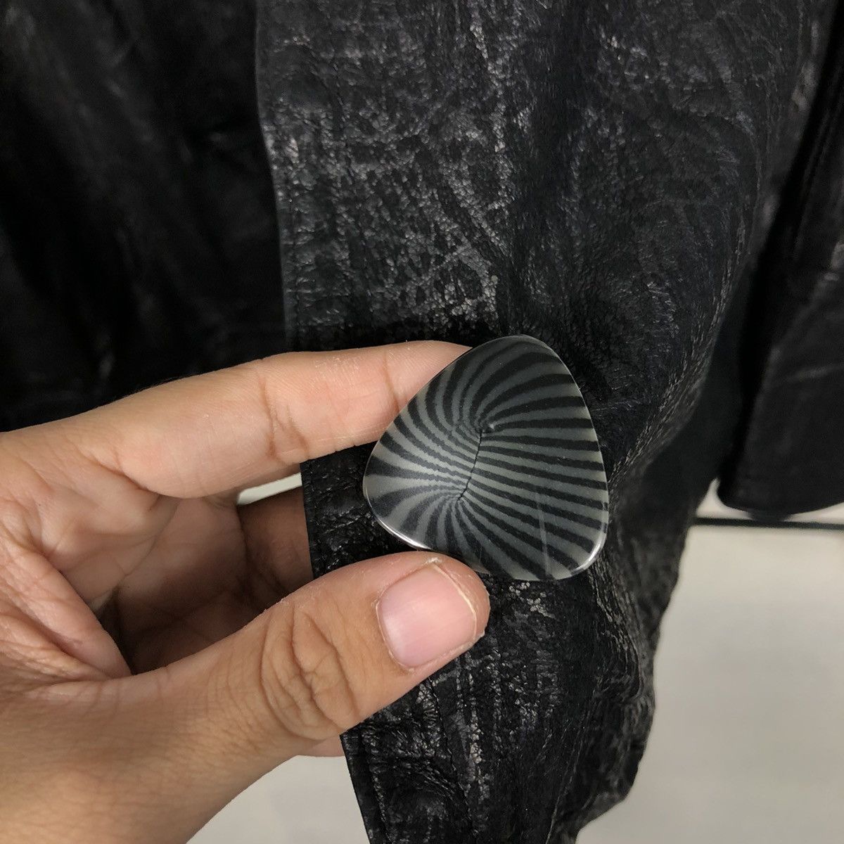 Japanese Brand 📌Vintage Bomber Leather Jacket Florence Italy Issey Miyake Size US M / EU 48-50 / 2 - 17 Thumbnail