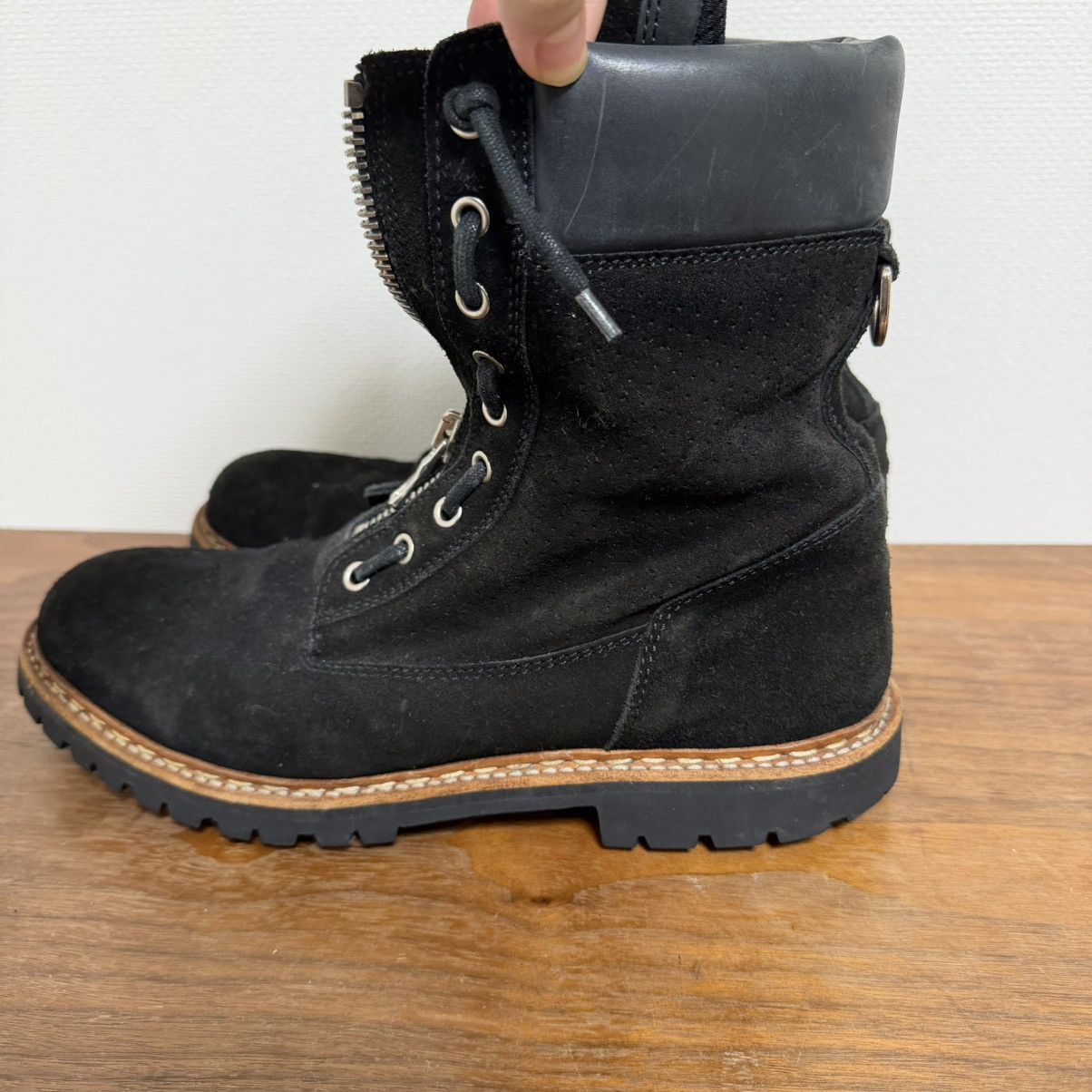 Balmain Balmain AW22 suede combat boots Size US 11 / EU 44 - 2 Thumbnail