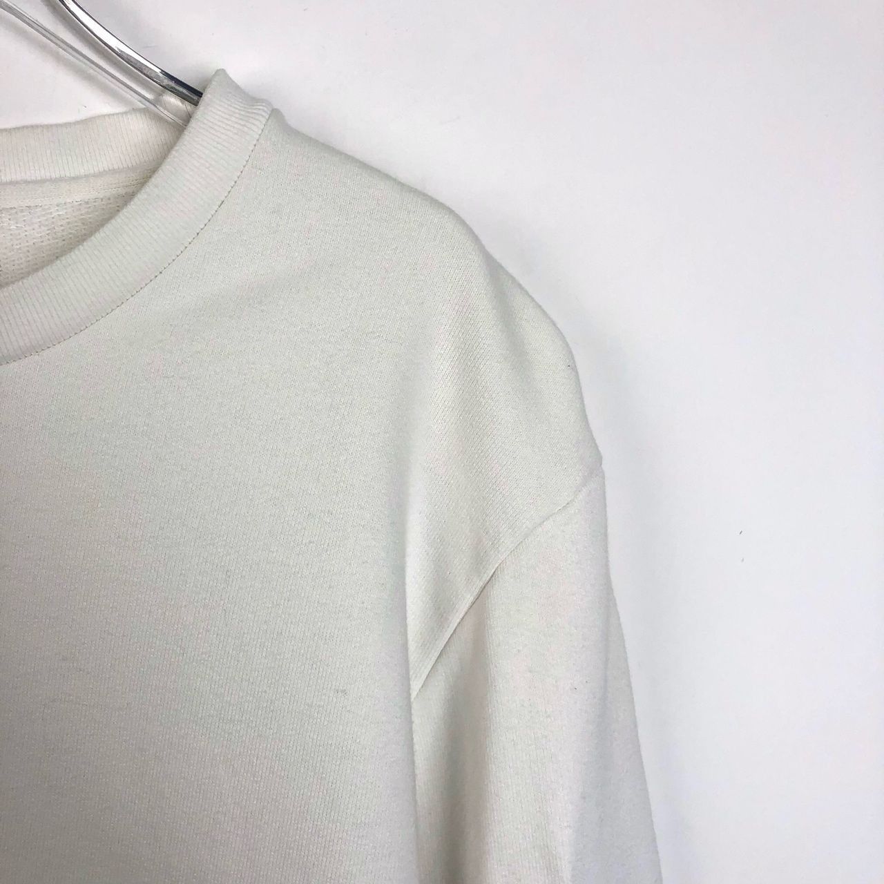 Thom Browne Thom Browne White Crew Neck Knit Hoodie With Back Striped De Size US L / EU 52-54 / 3 - 7 Thumbnail
